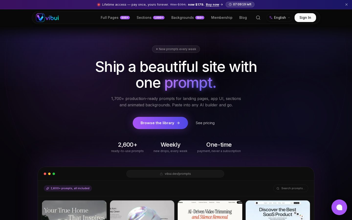 VibUI Homepage