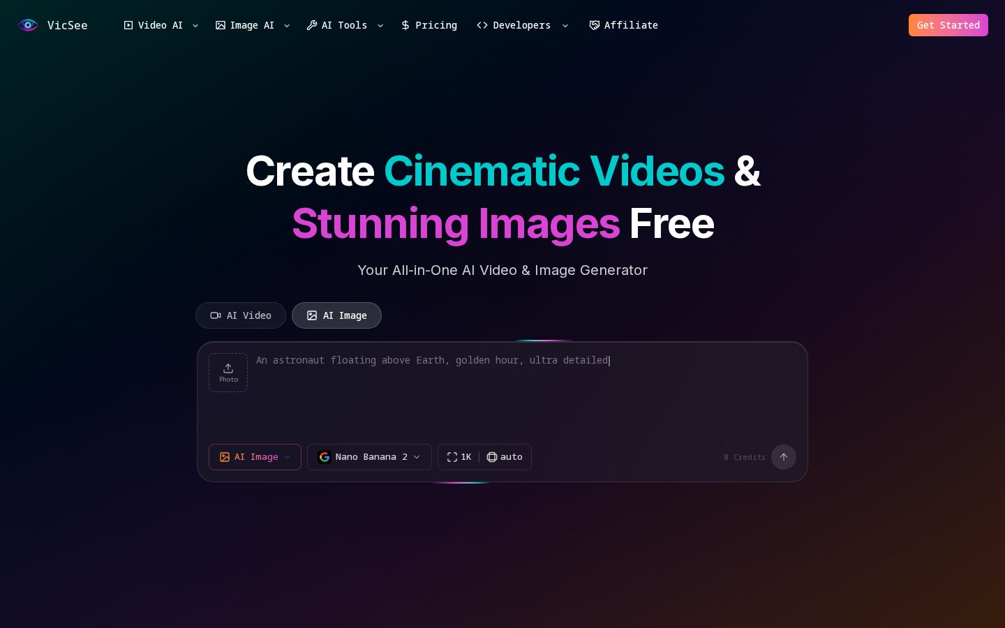 VicSee Homepage