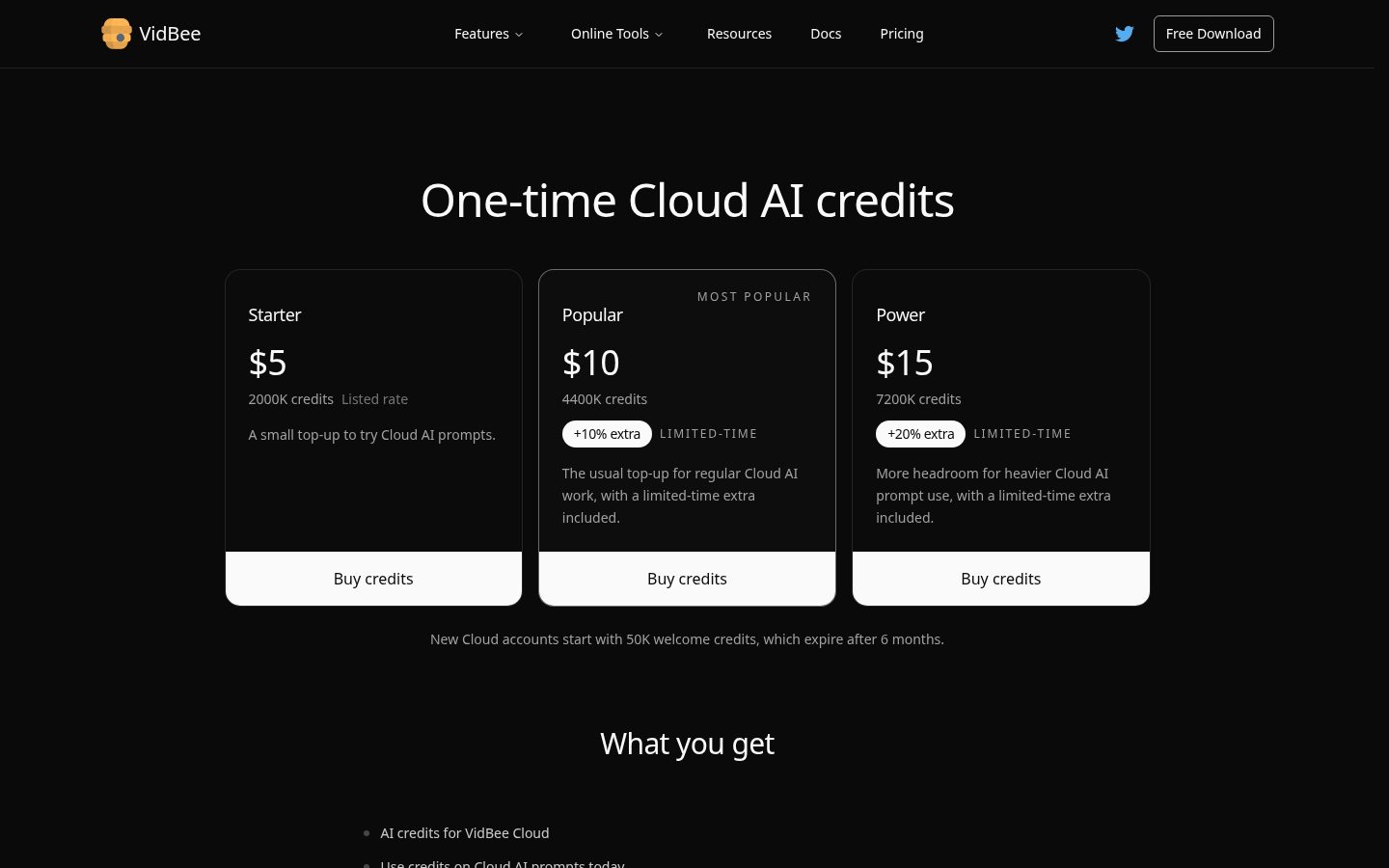 VidBee Pricing