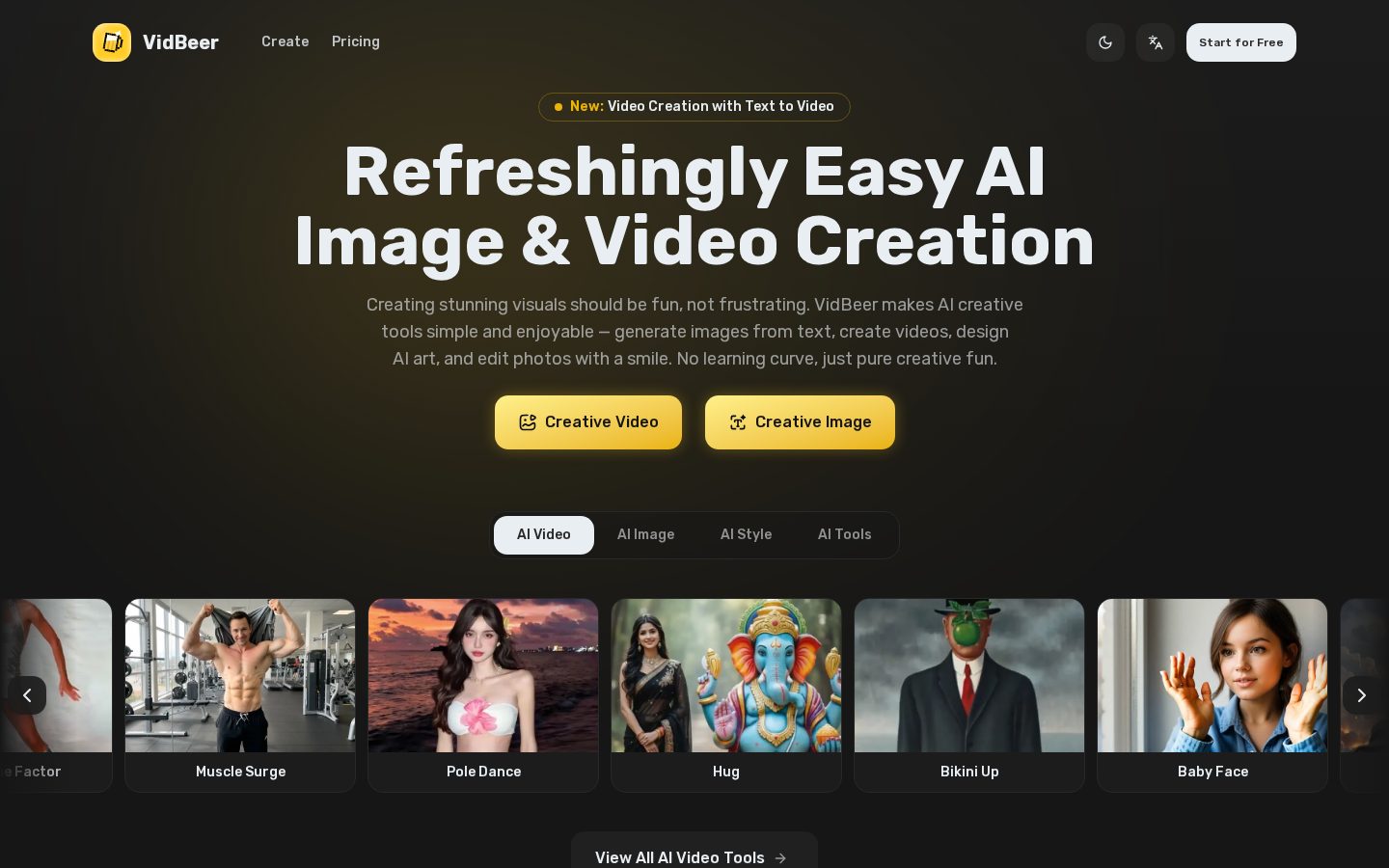 VidBeer Homepage