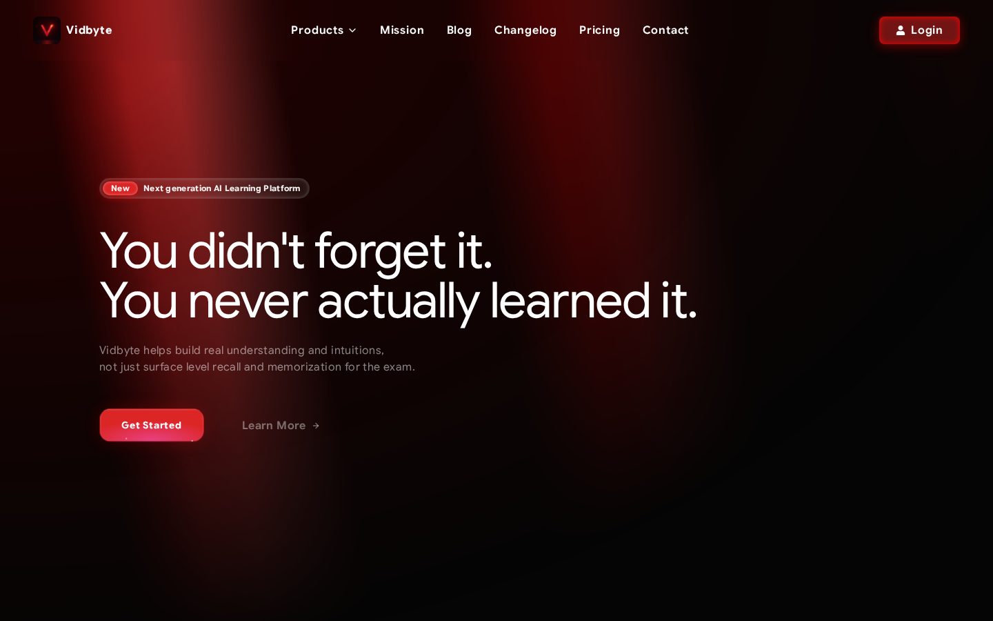 Vidbyte Homepage