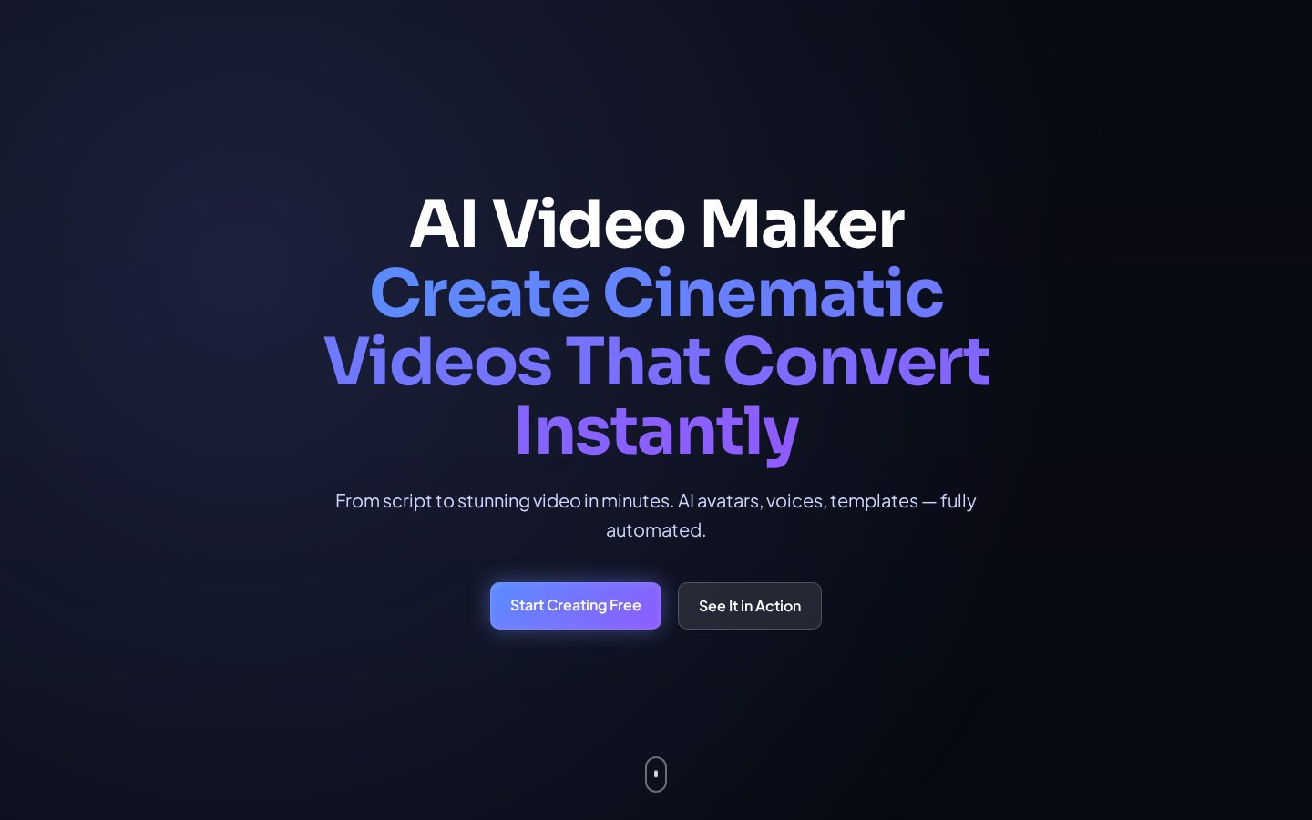 Video Maker Homepage