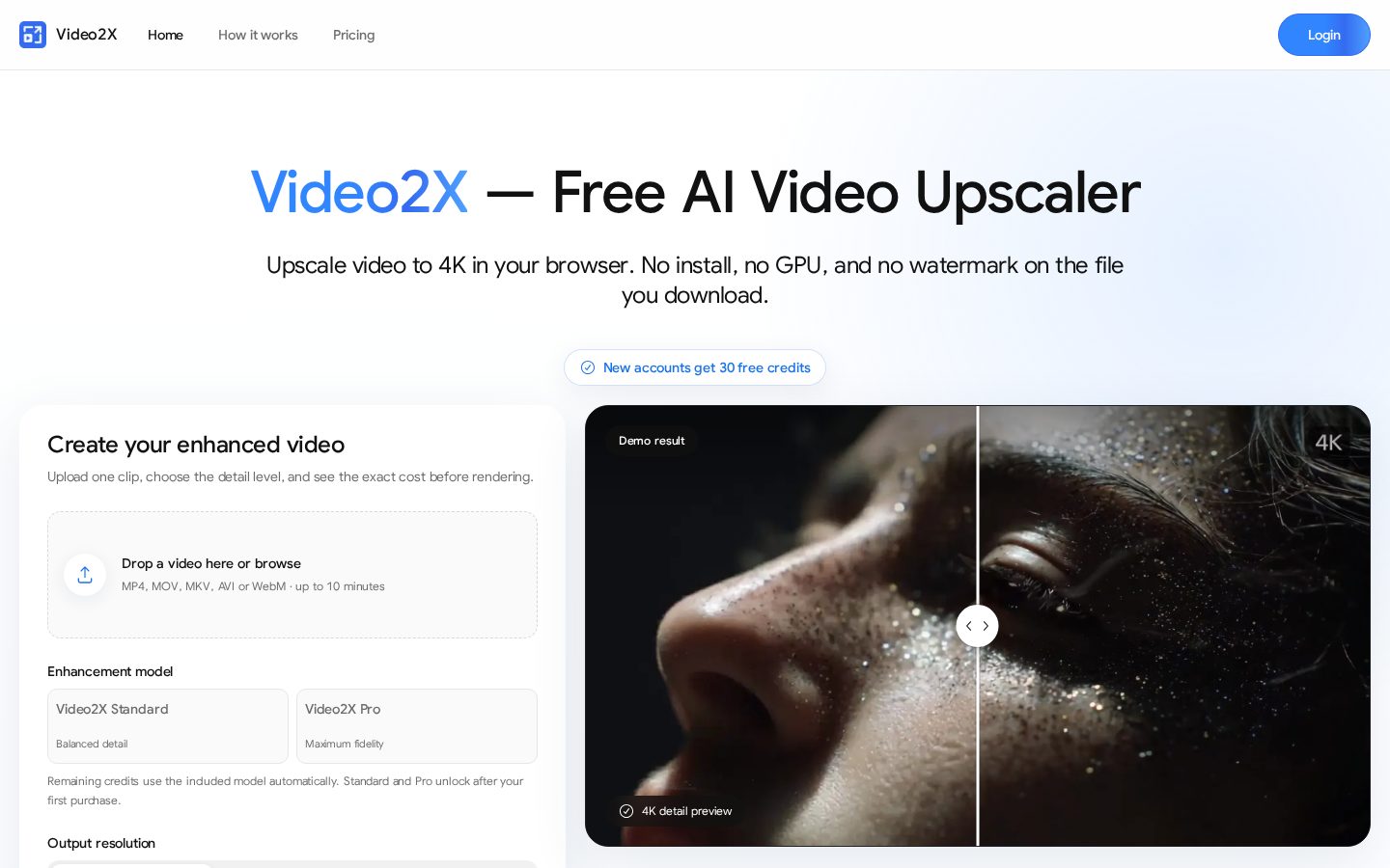 Video2x Homepage