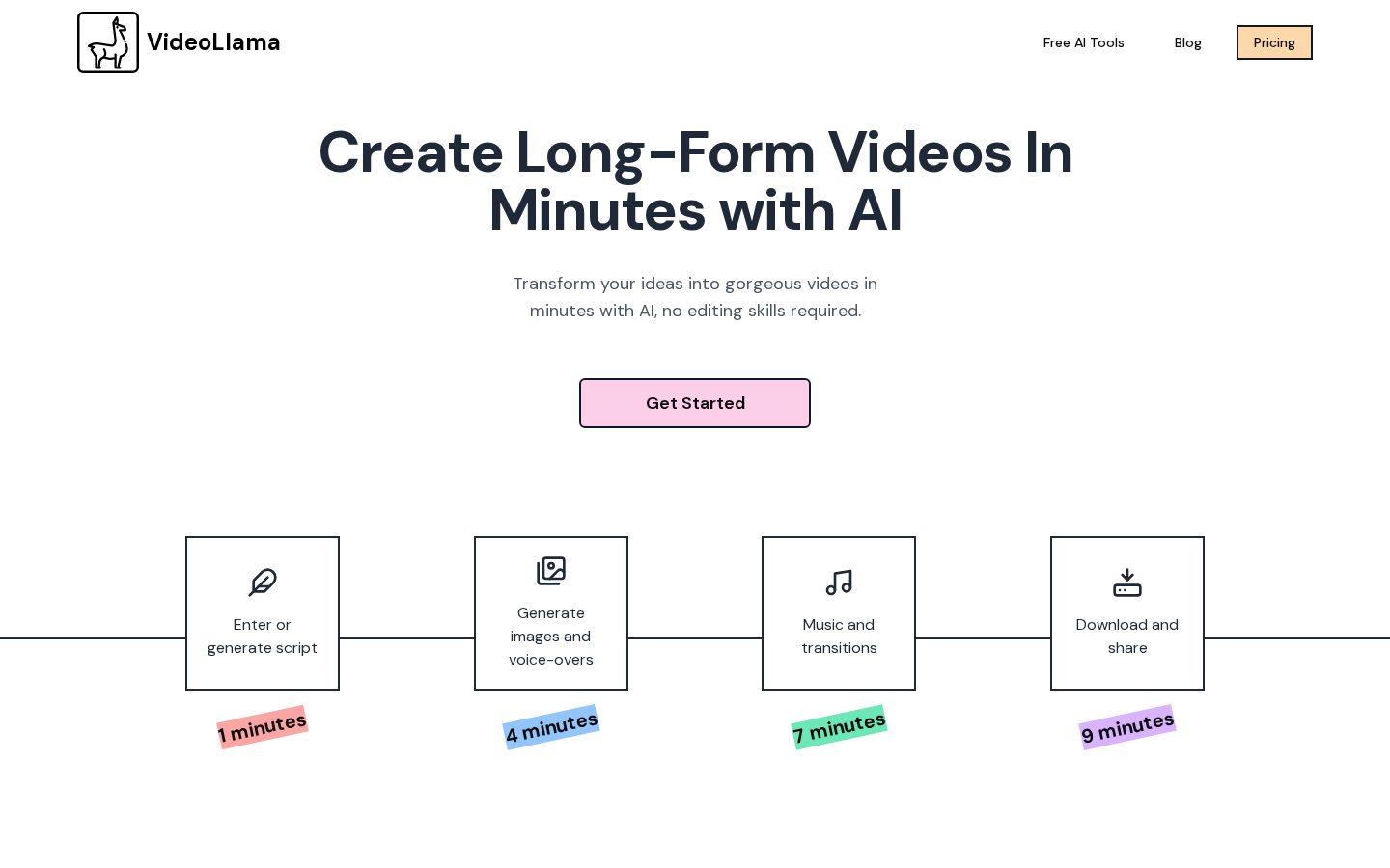 VideoLlama Homepage
