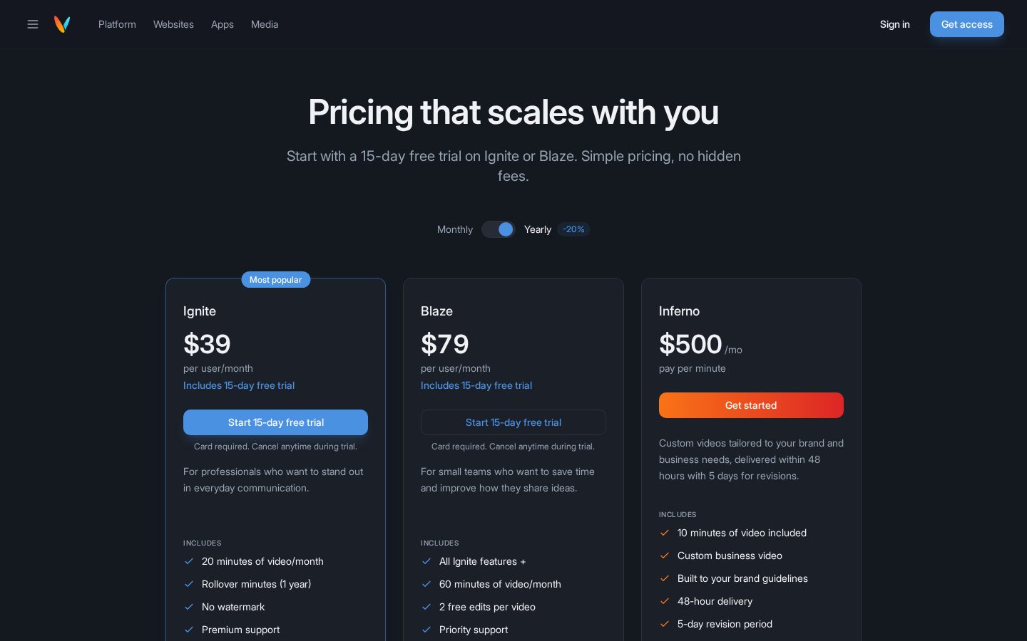 Videomagic Pricing