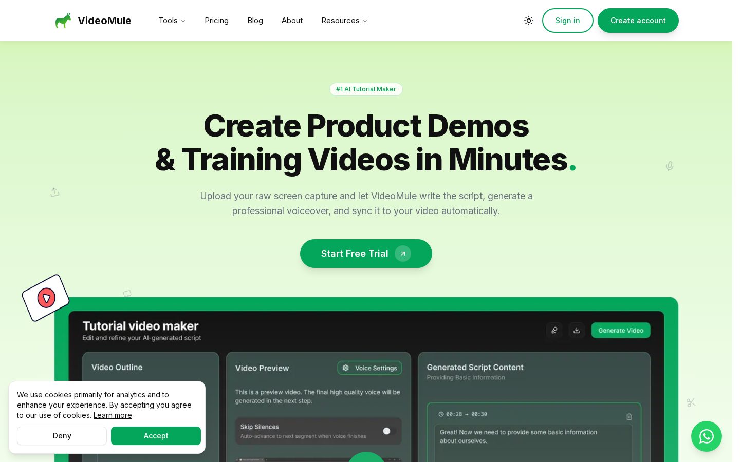 VideoMule Homepage
