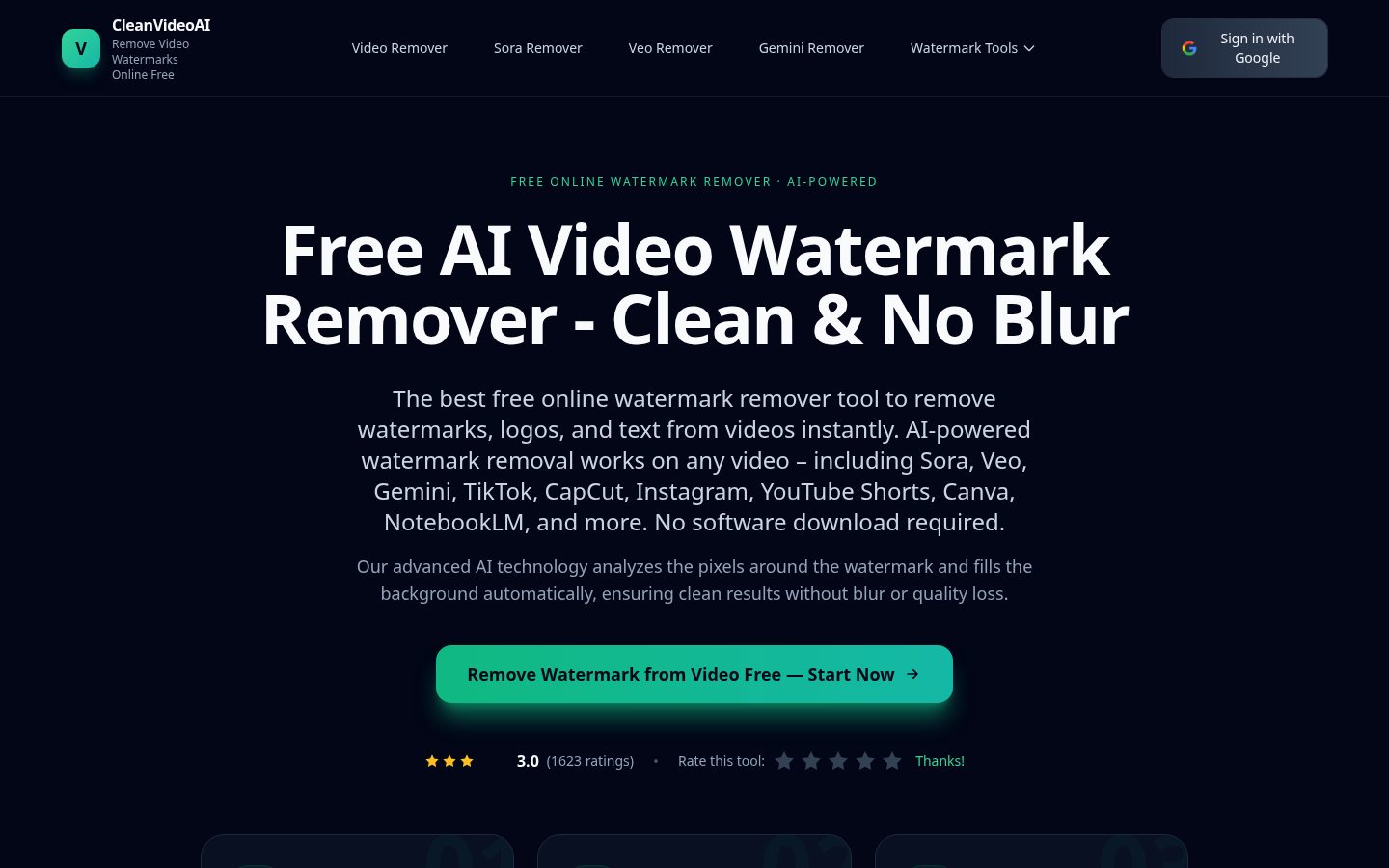 VideoWatermarkRemove Homepage