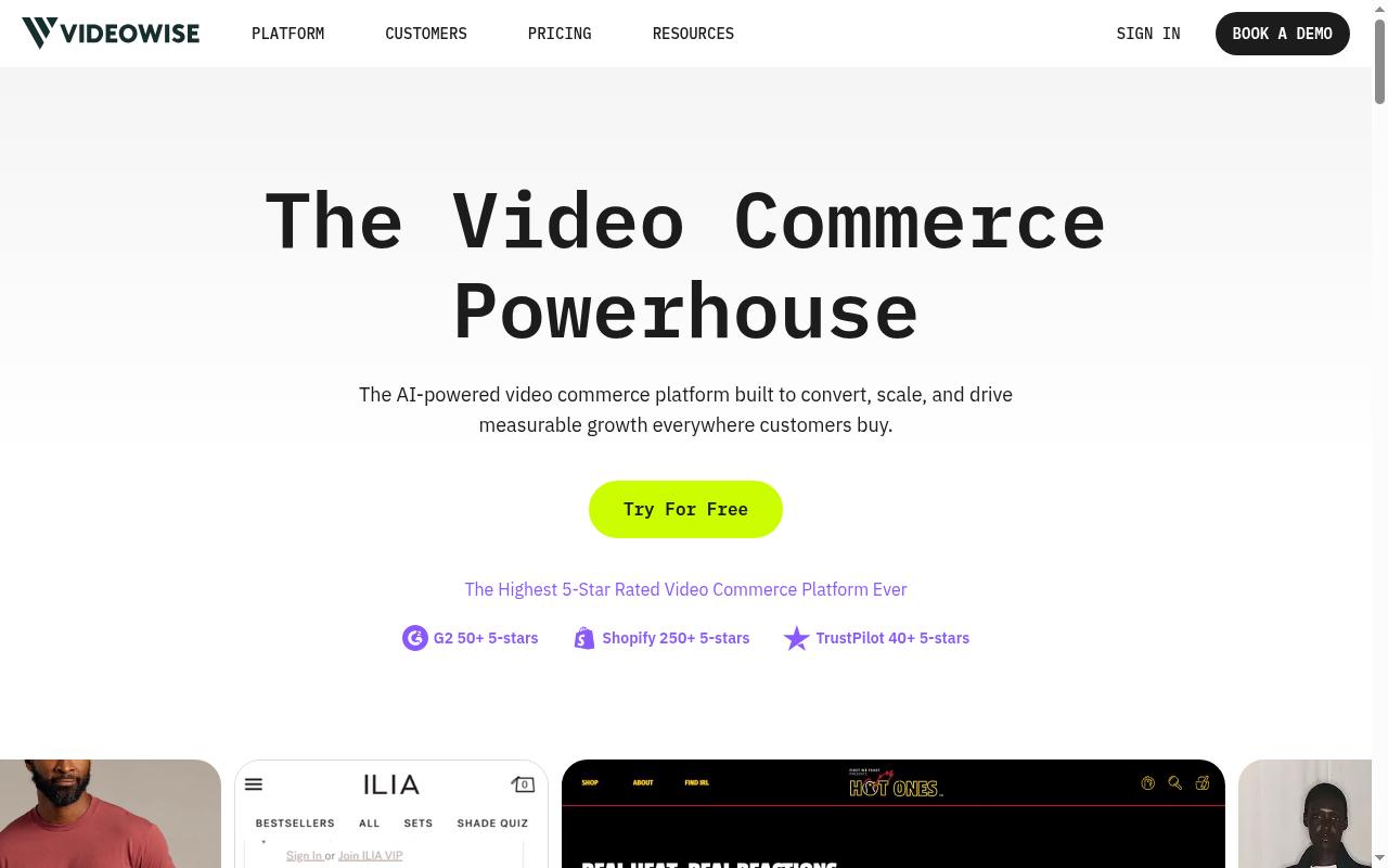 Videowise Homepage