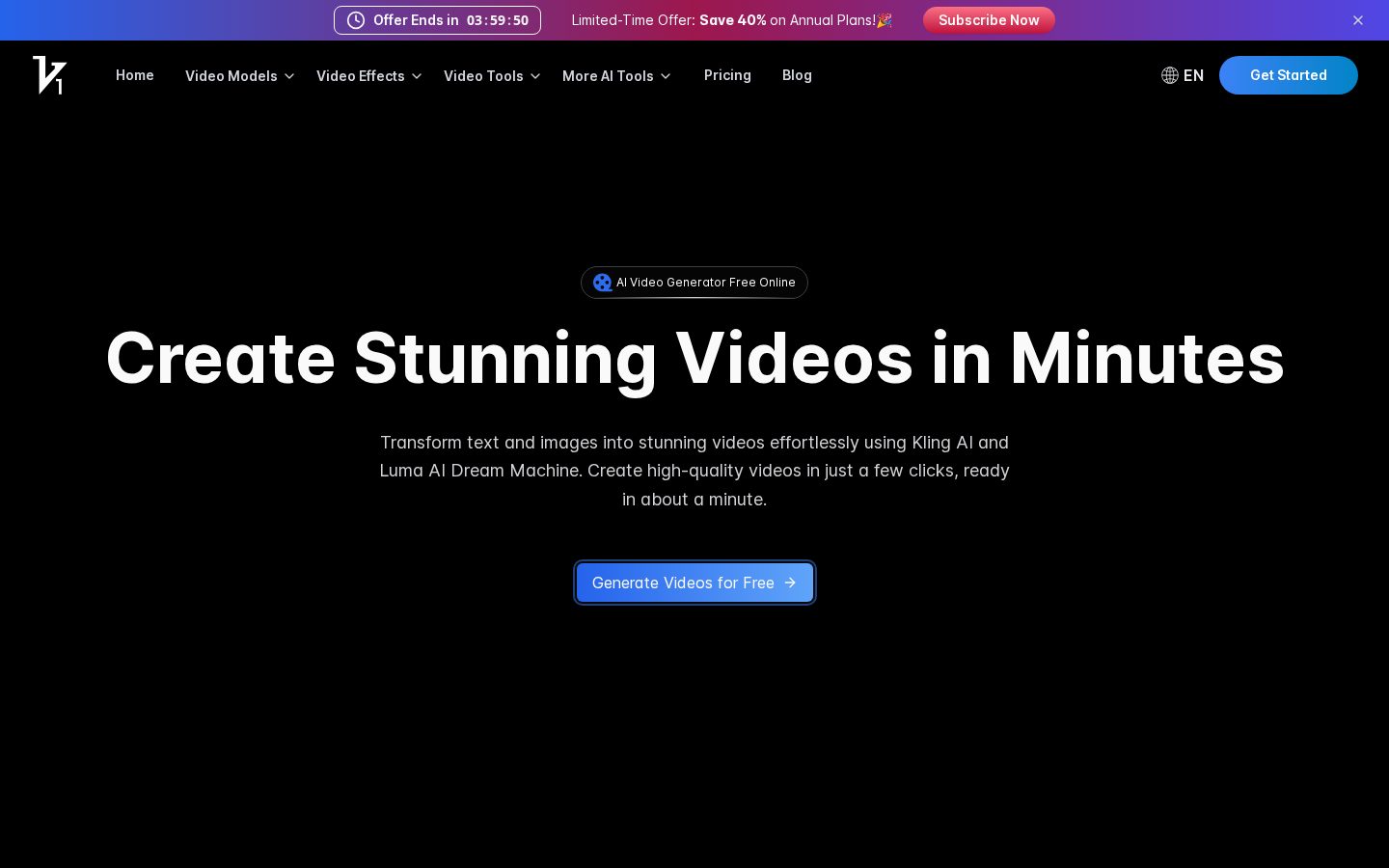Vidful.ai Homepage