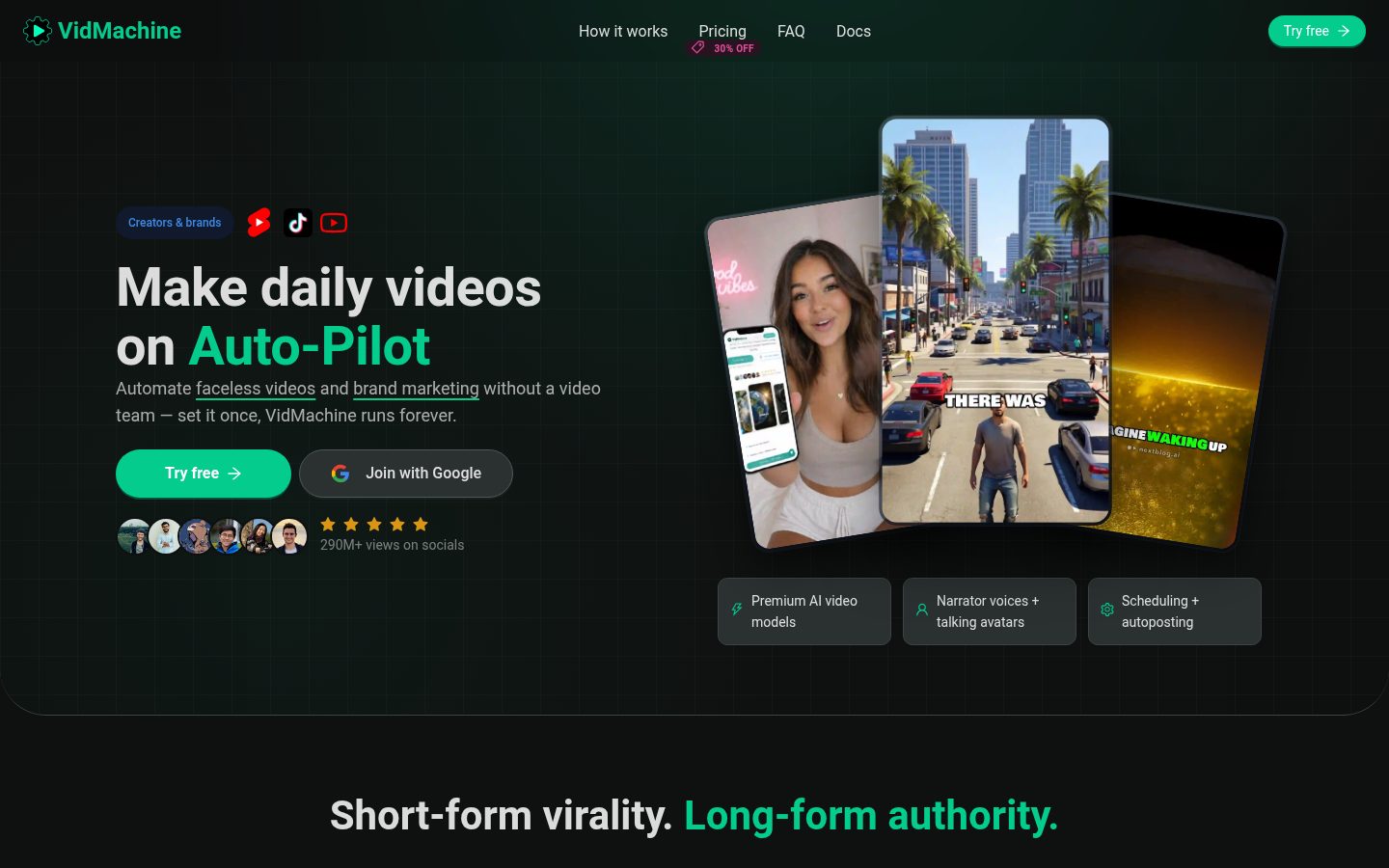 VidMachine Homepage