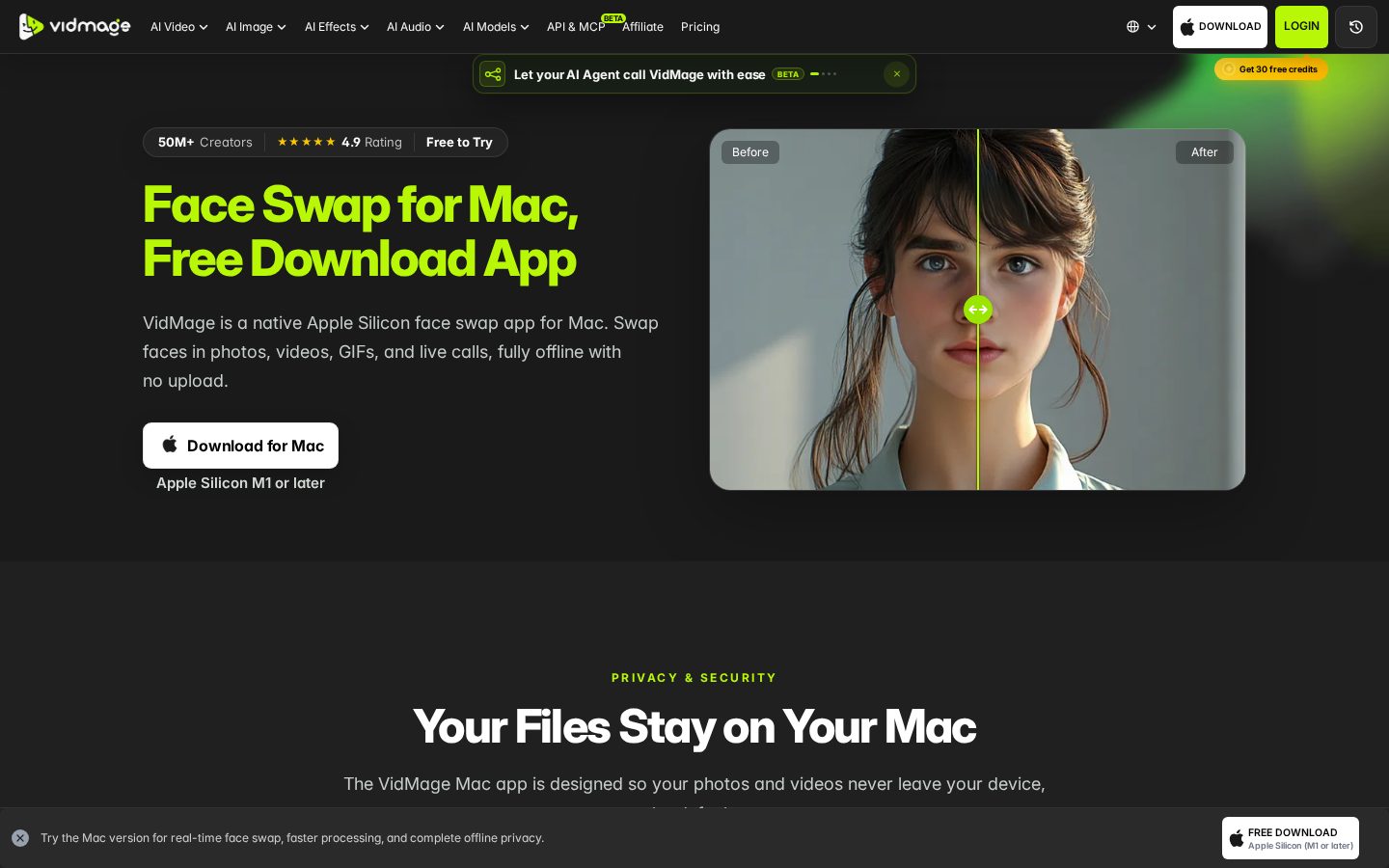 VidMage for Mac Homepage
