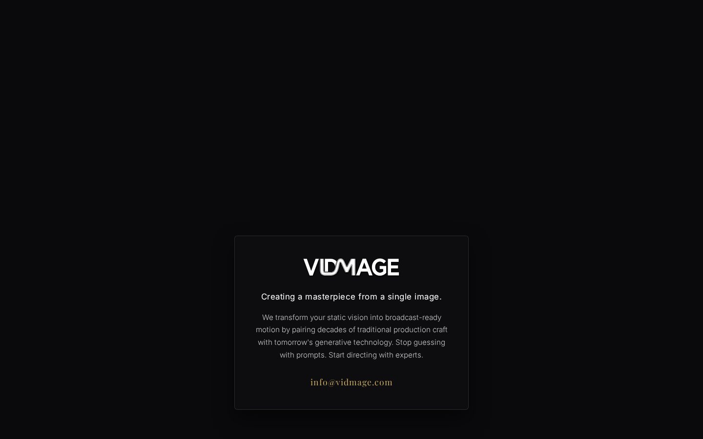 VidMage Homepage