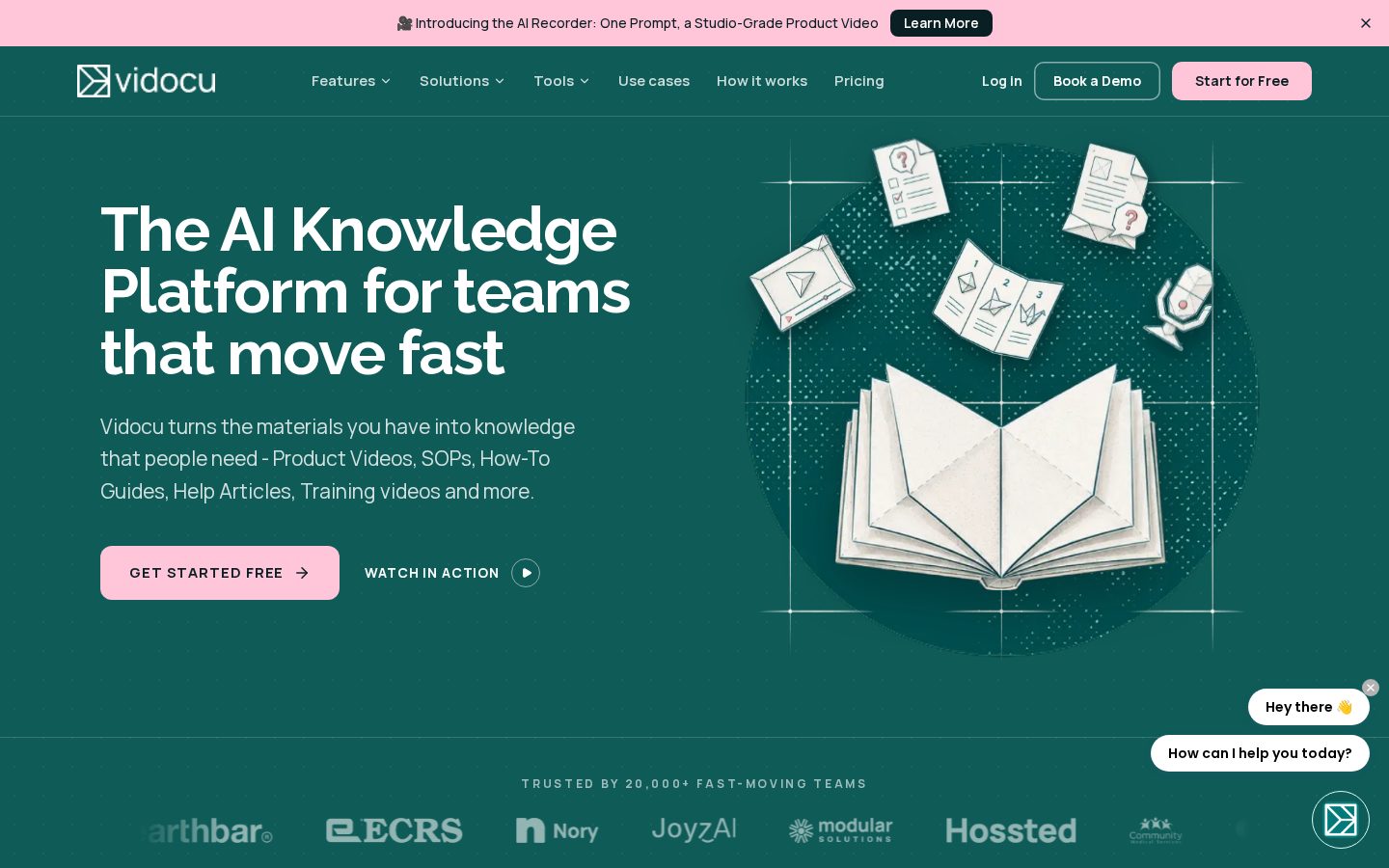 Vidocu Homepage