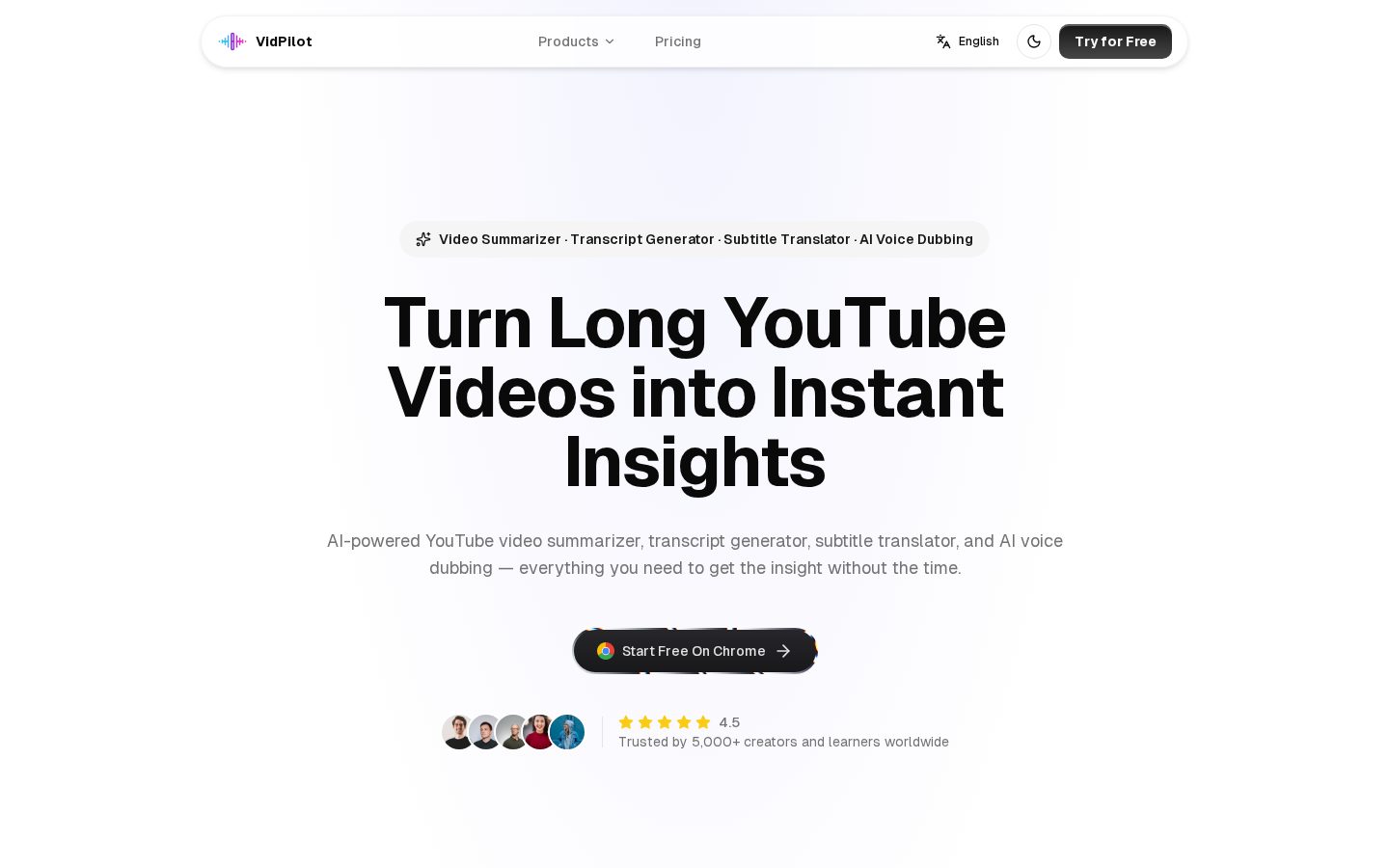 VidPilot Homepage
