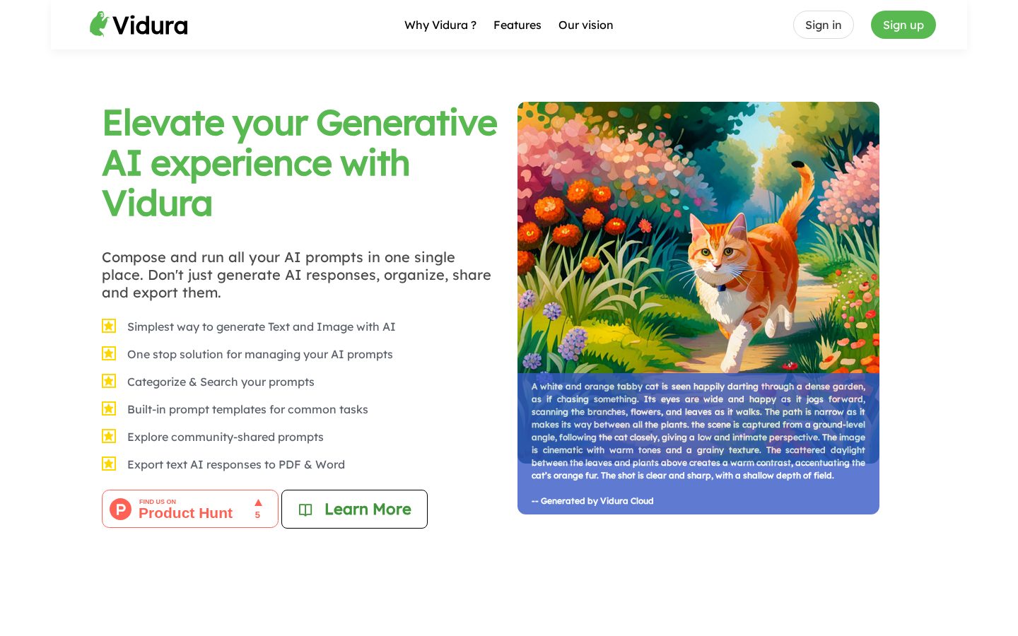 Vidura Homepage