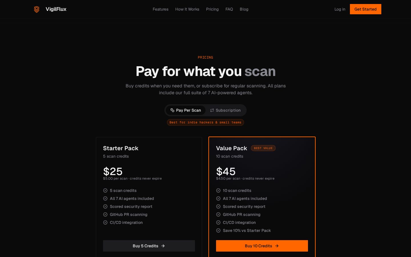 VigilFlux Pricing