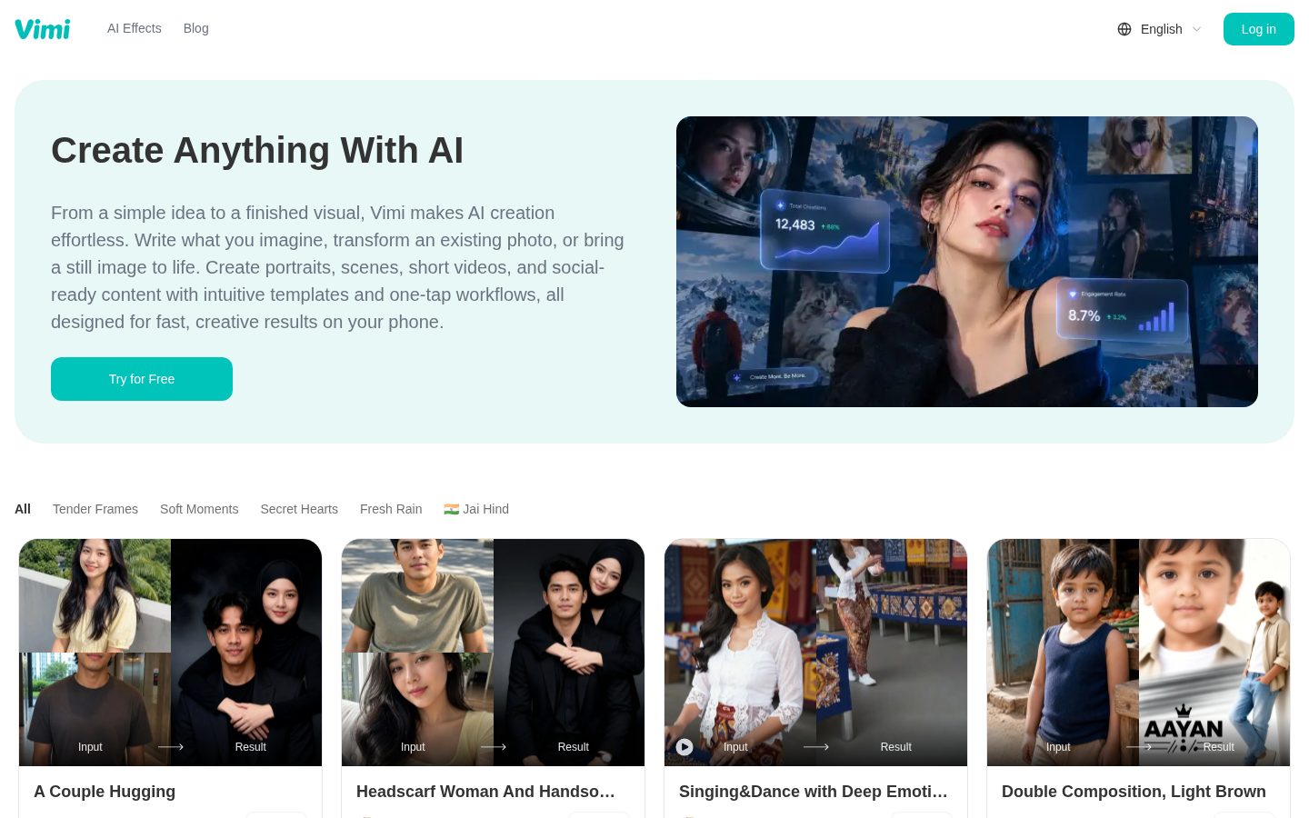 Vimi Homepage