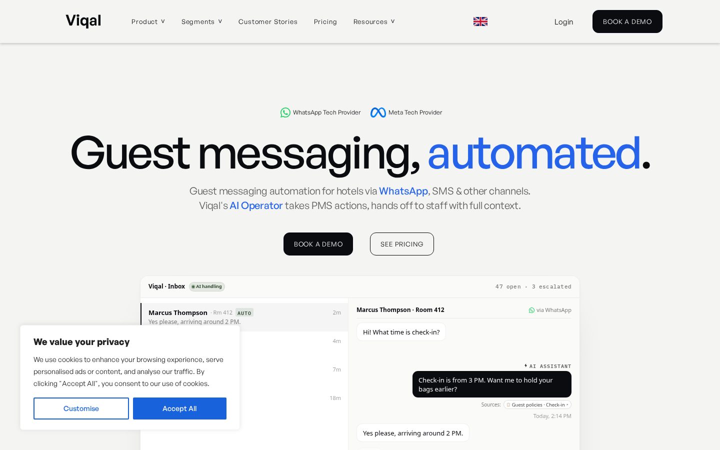 Viqal Homepage