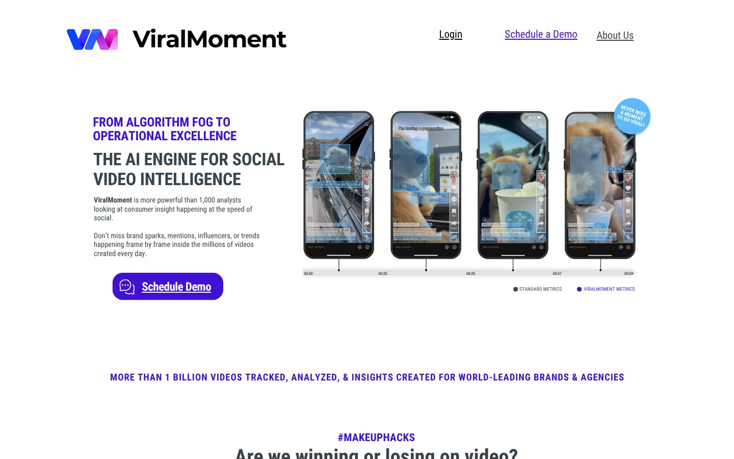 ViralMoment Homepage