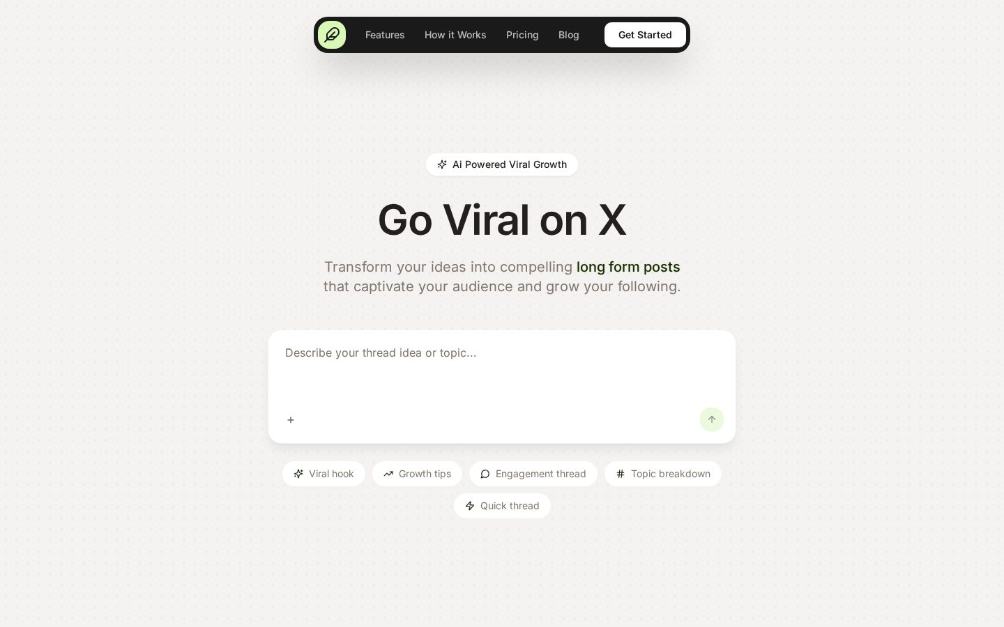 ViralOnX Homepage