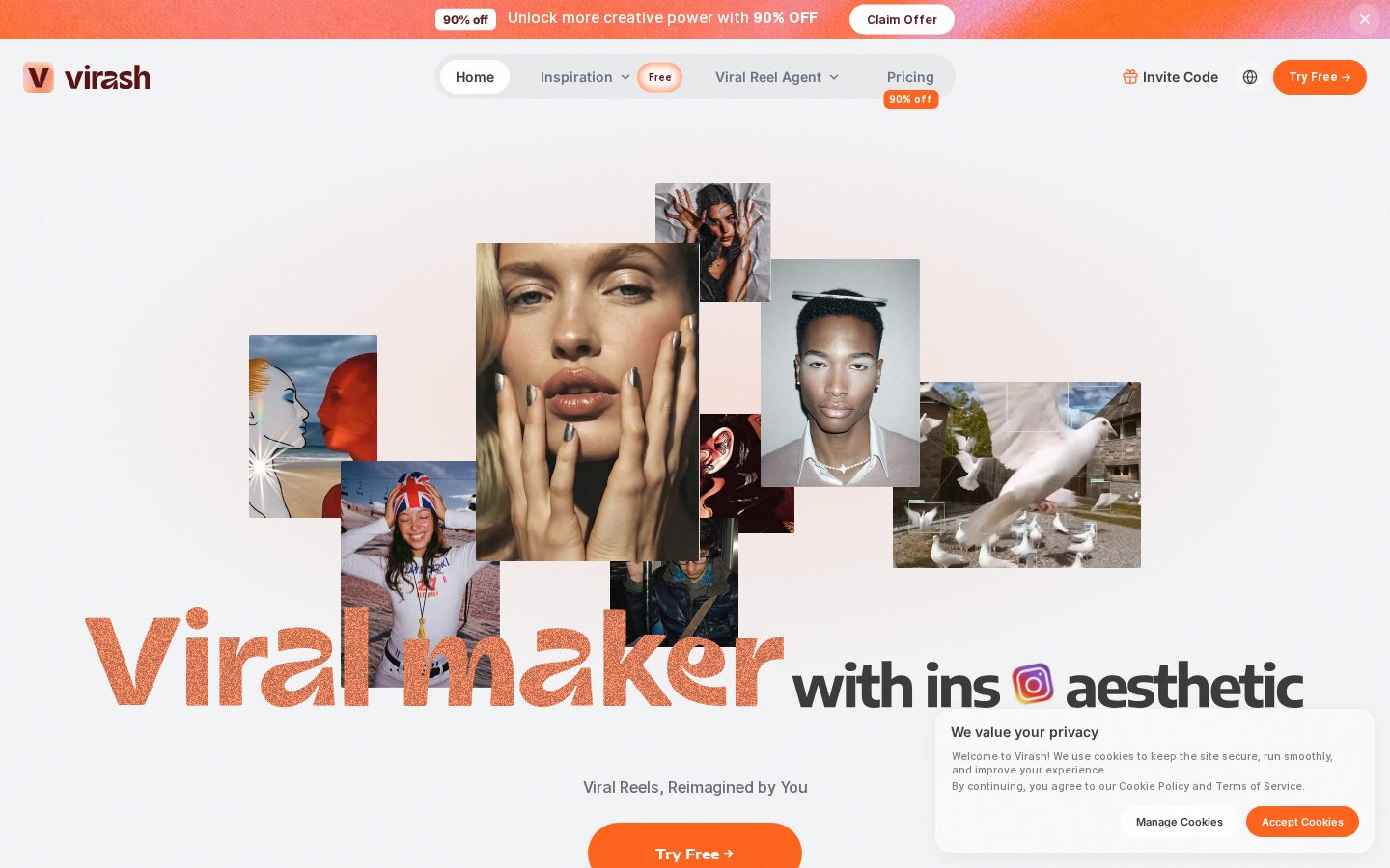 virash Homepage