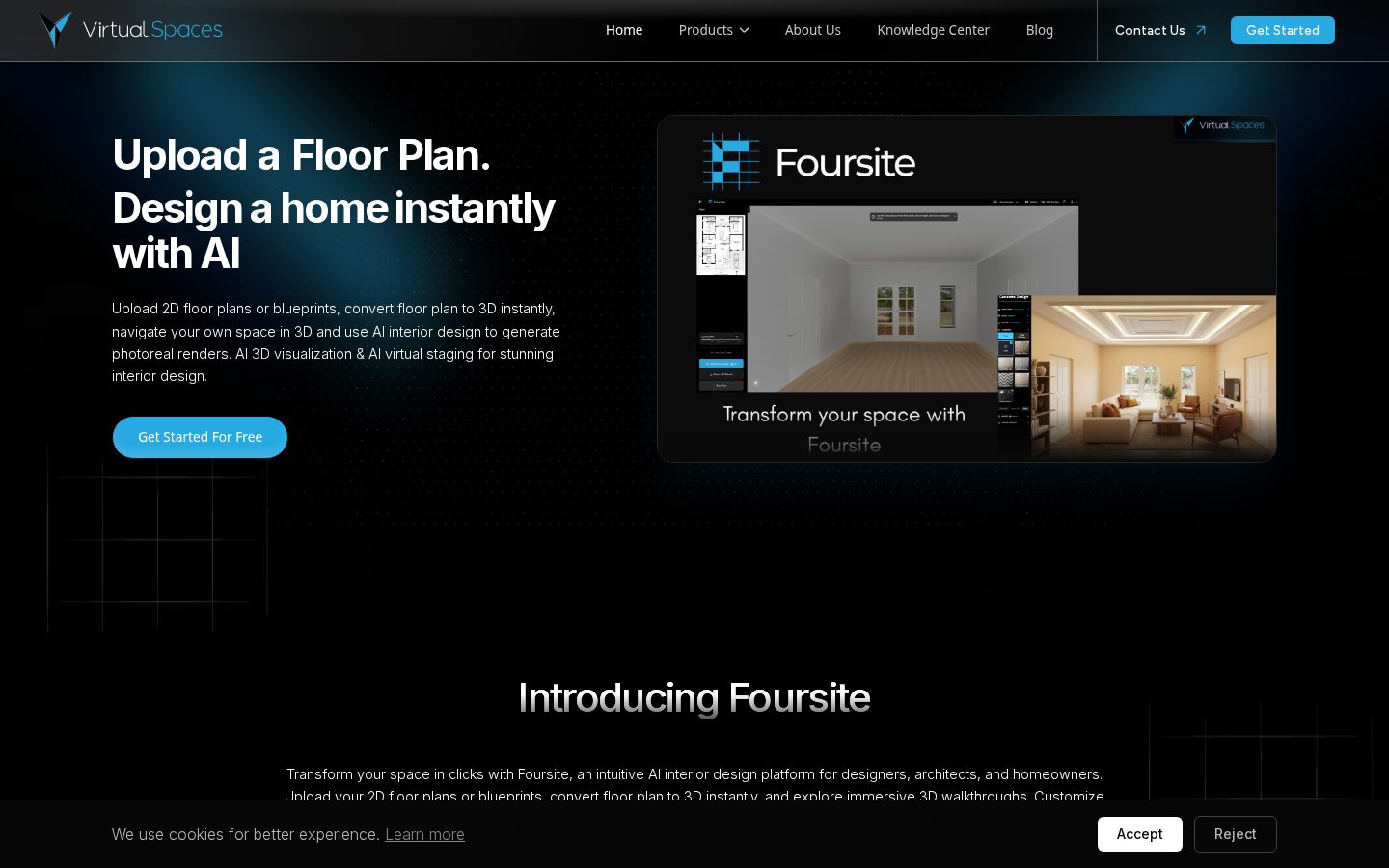 VirtualSpaces Homepage