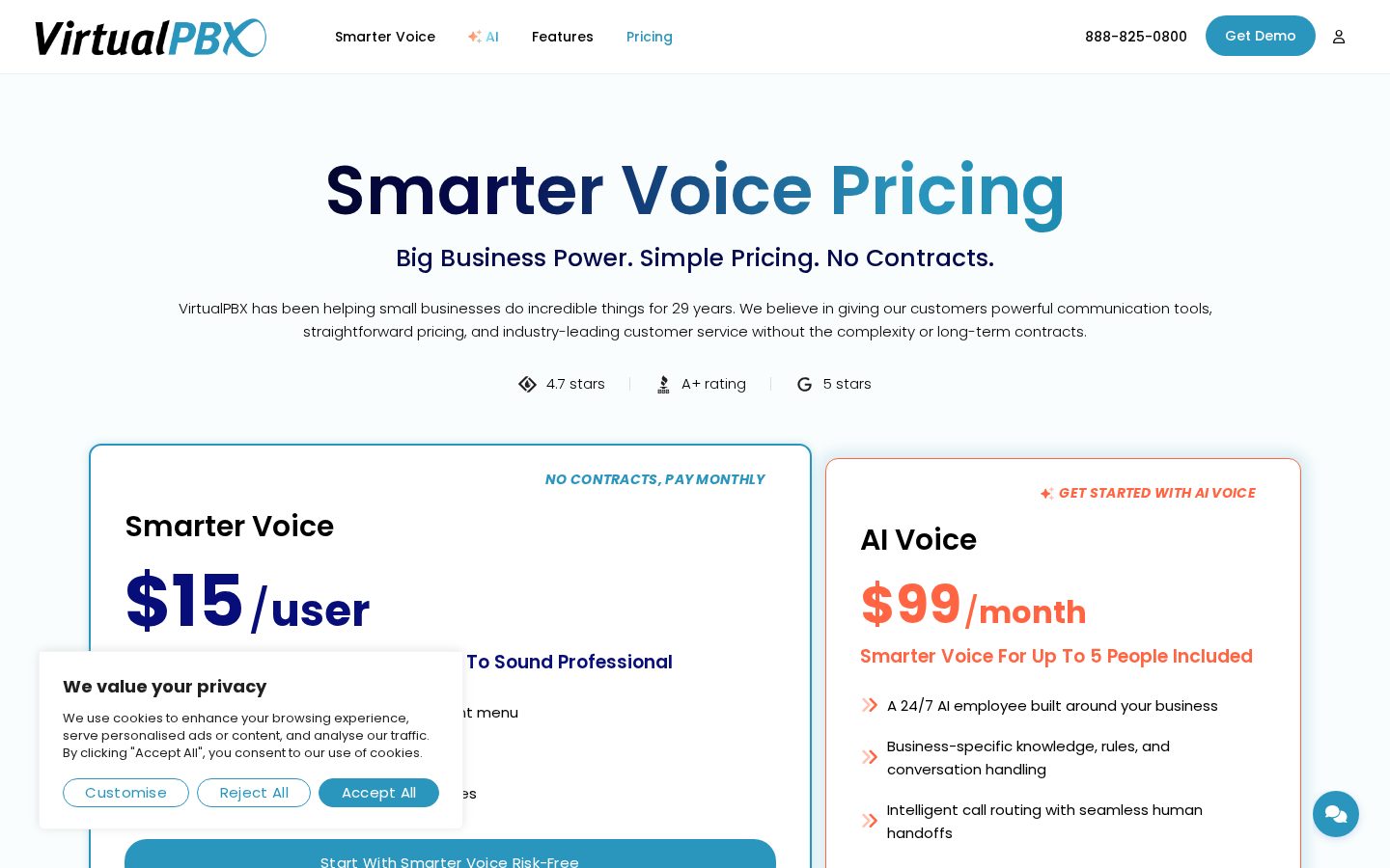 VirtualText Pricing
