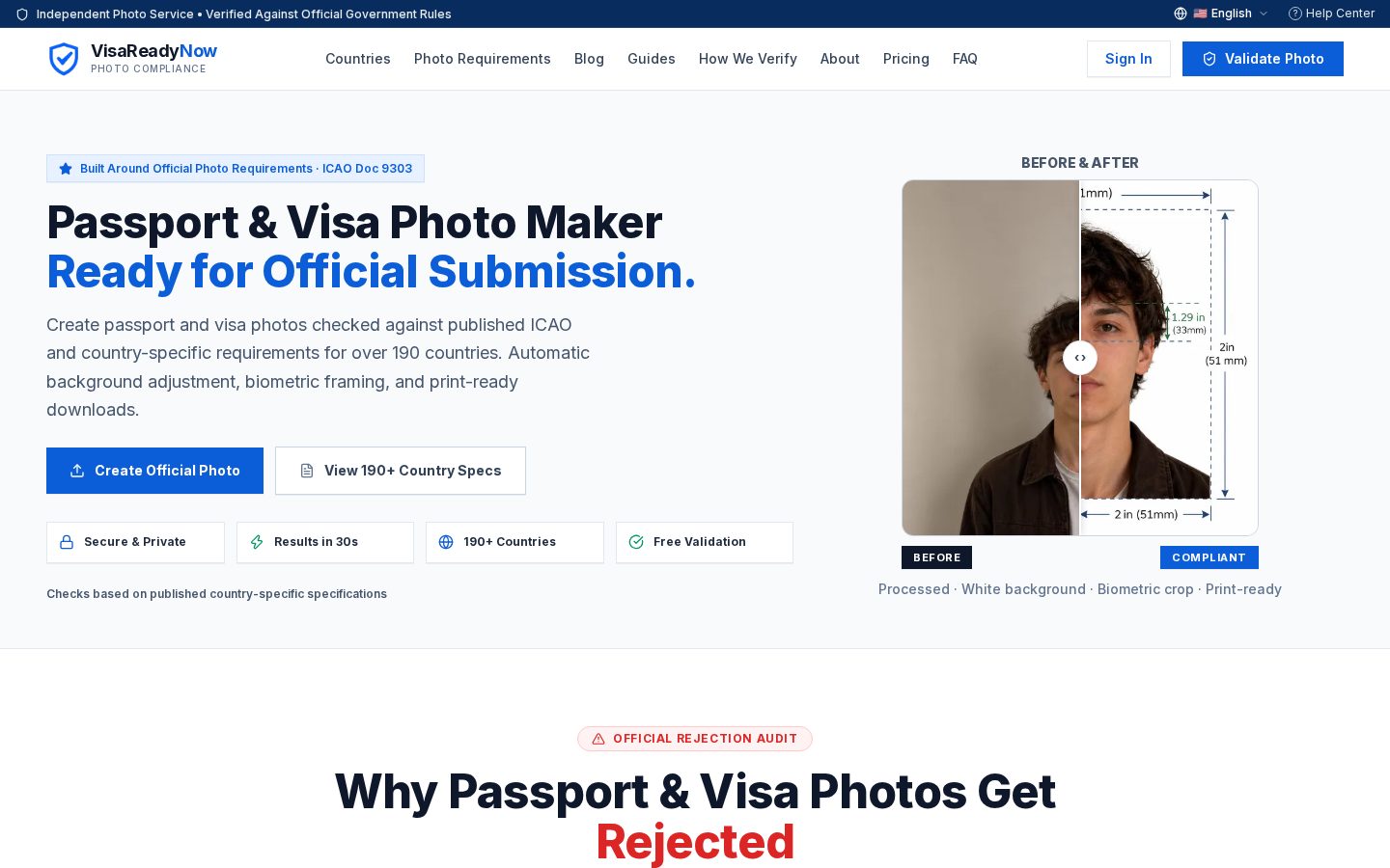 VisaReadyNow Homepage
