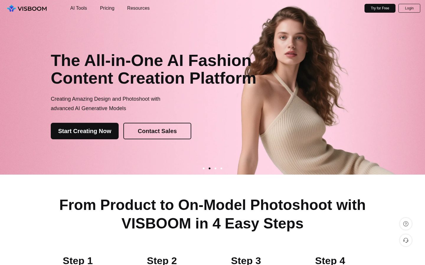 Visboom Homepage