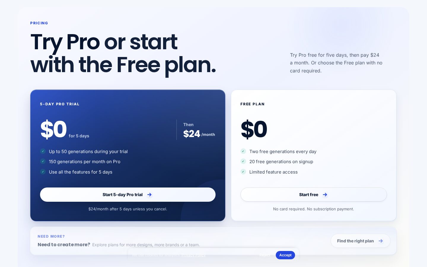 VISEER Pricing