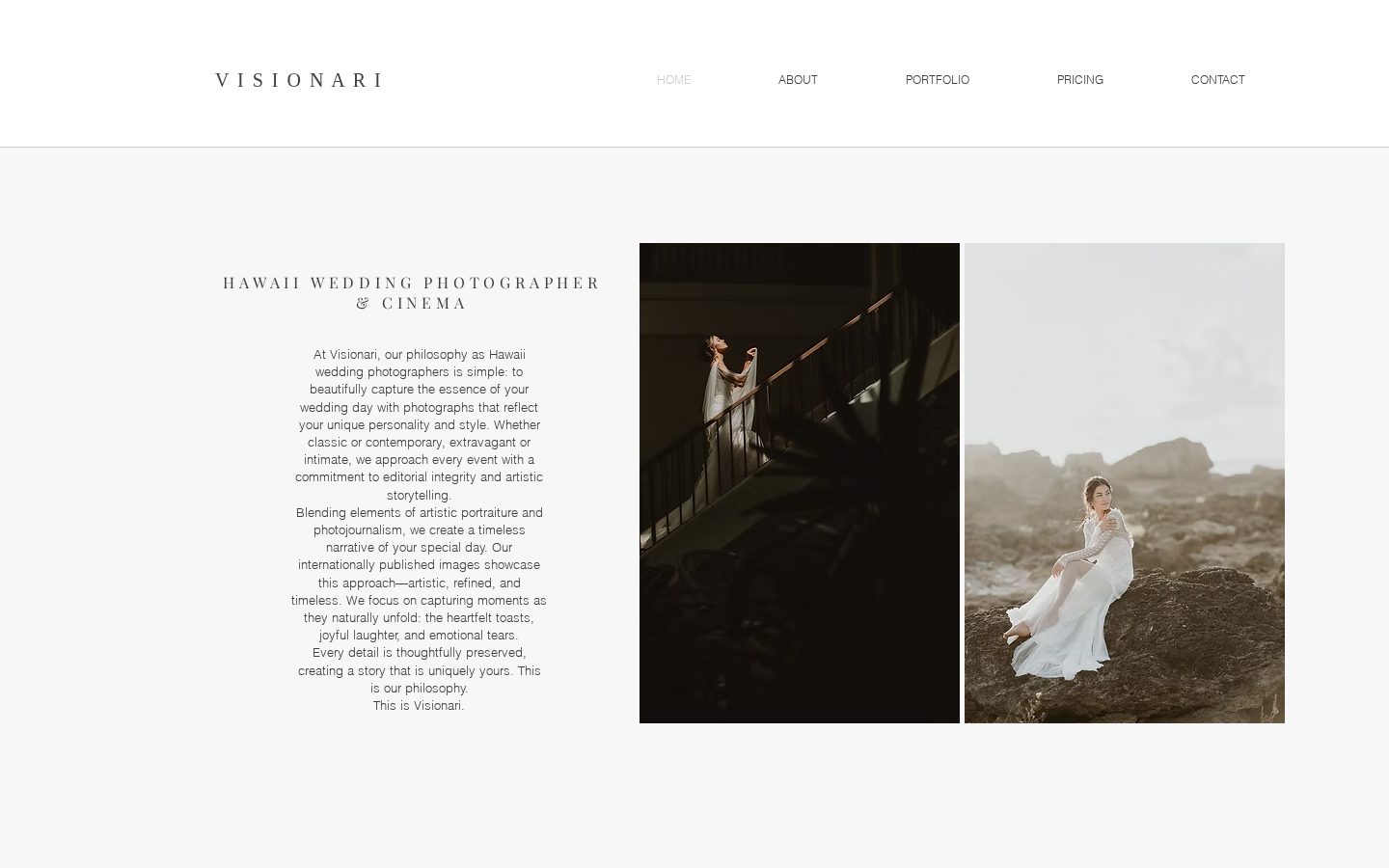 Visionari Homepage