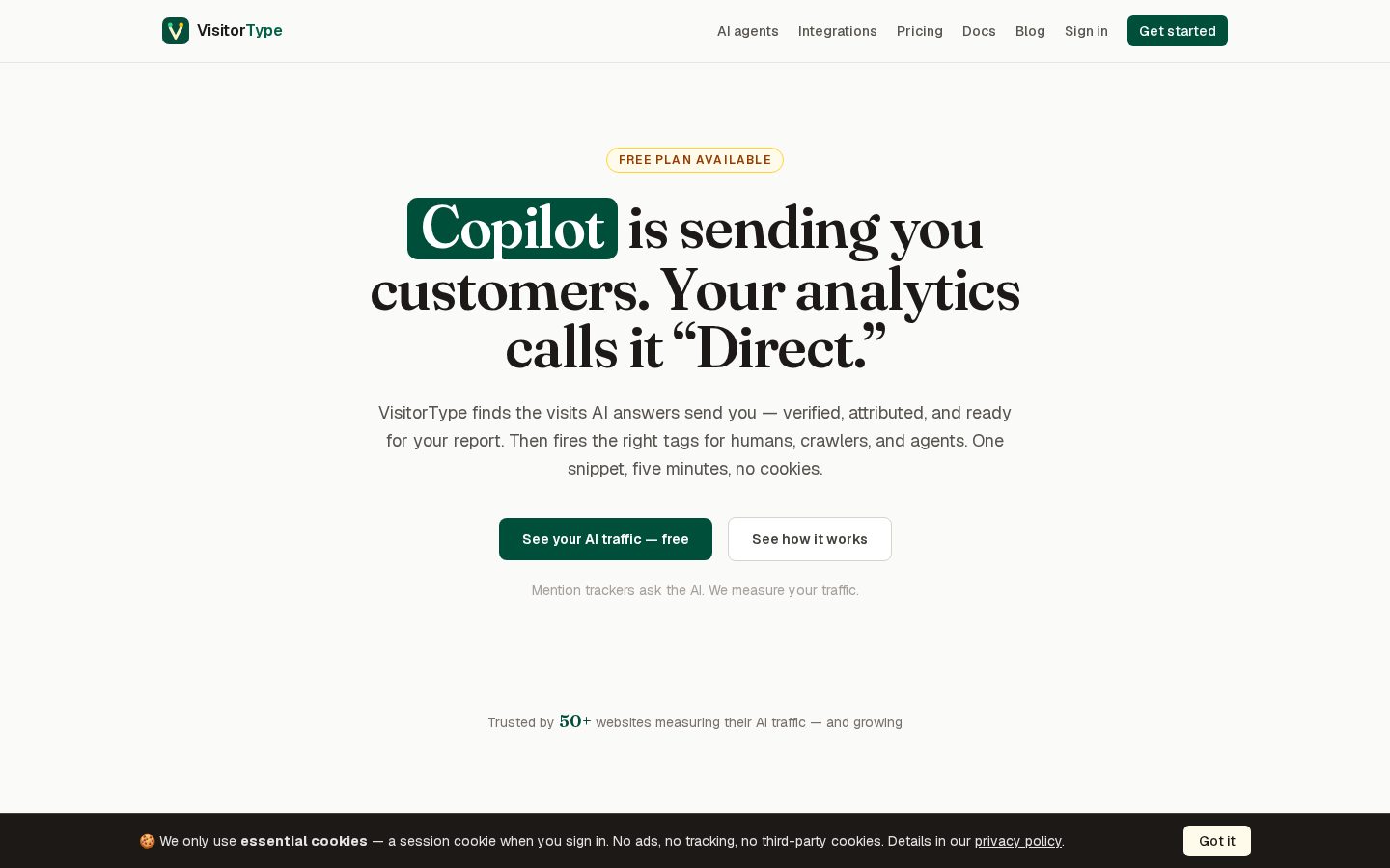 VisitorType Homepage