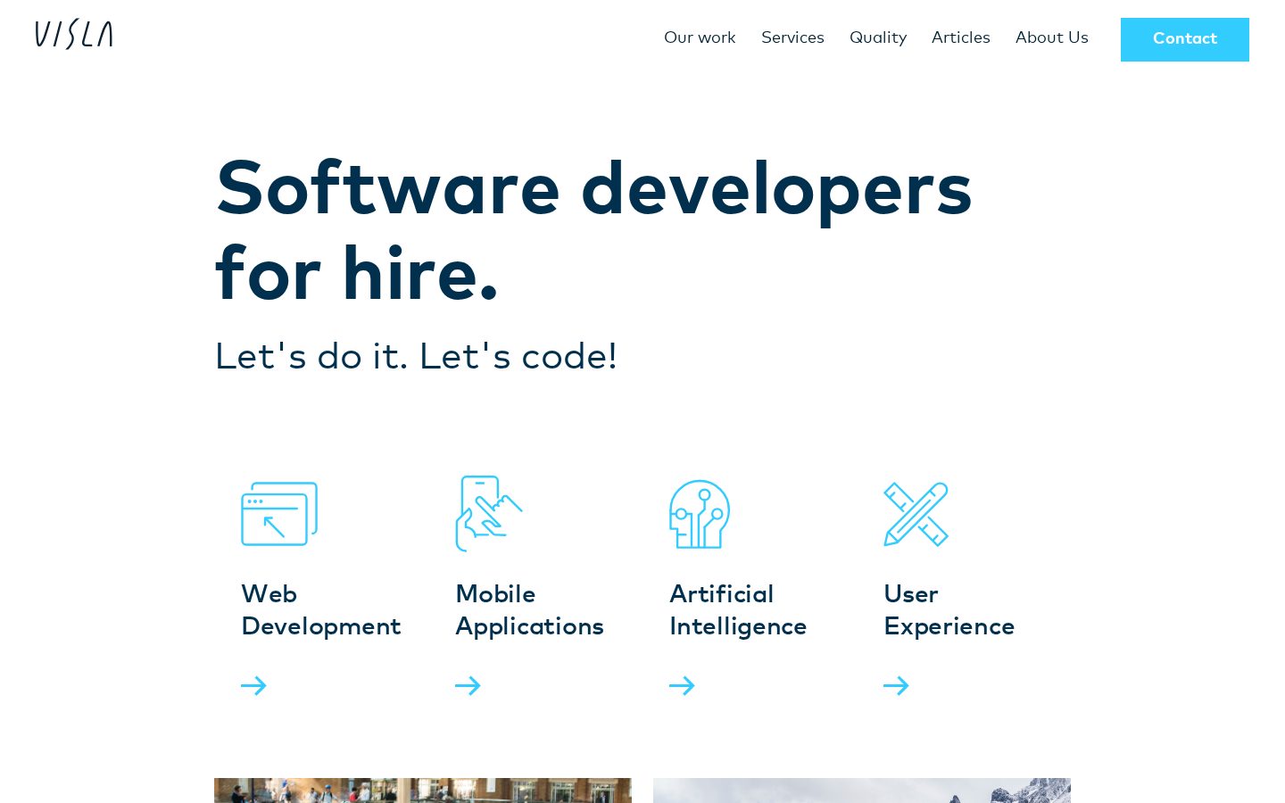 Visla Homepage
