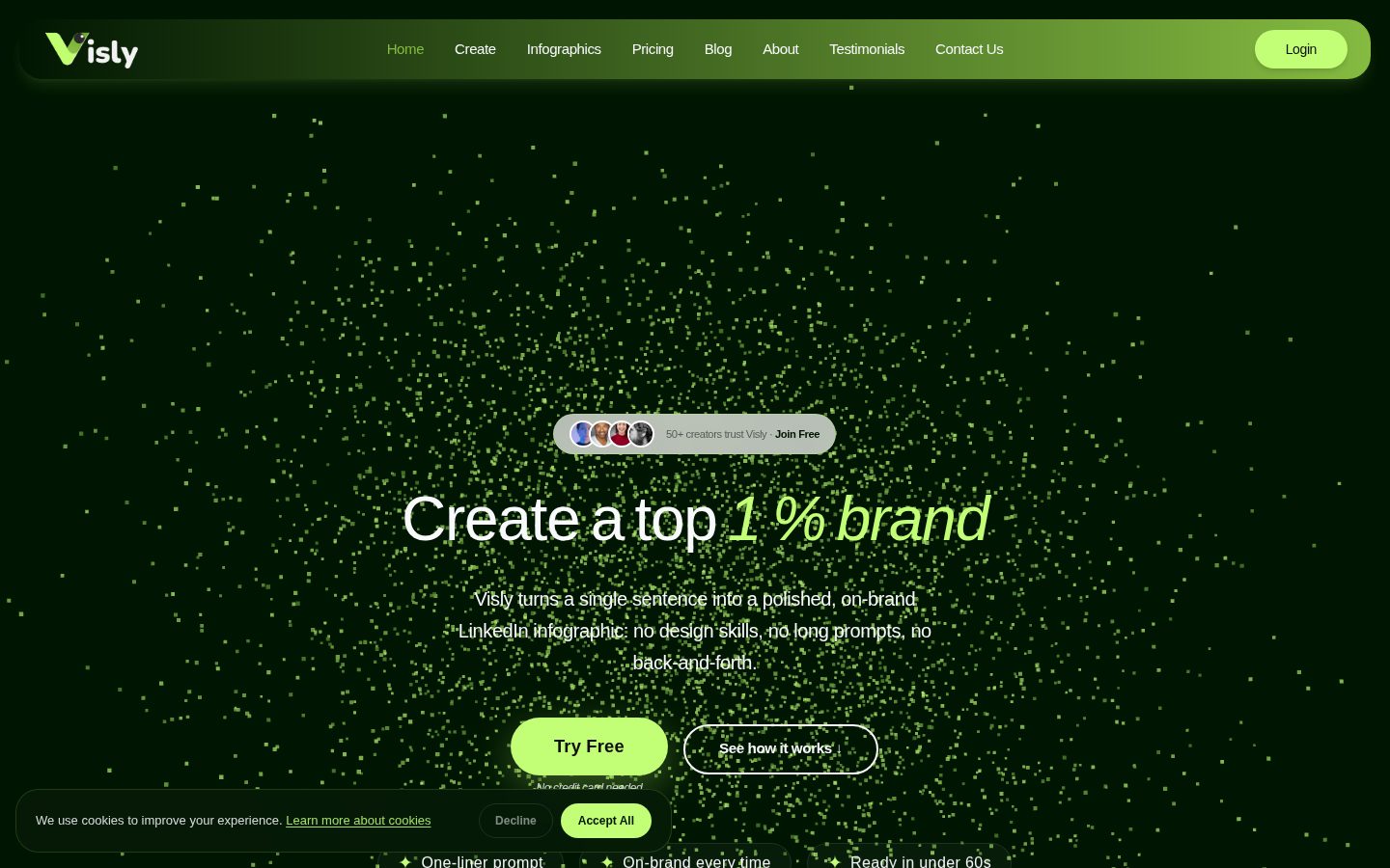 Visly Homepage