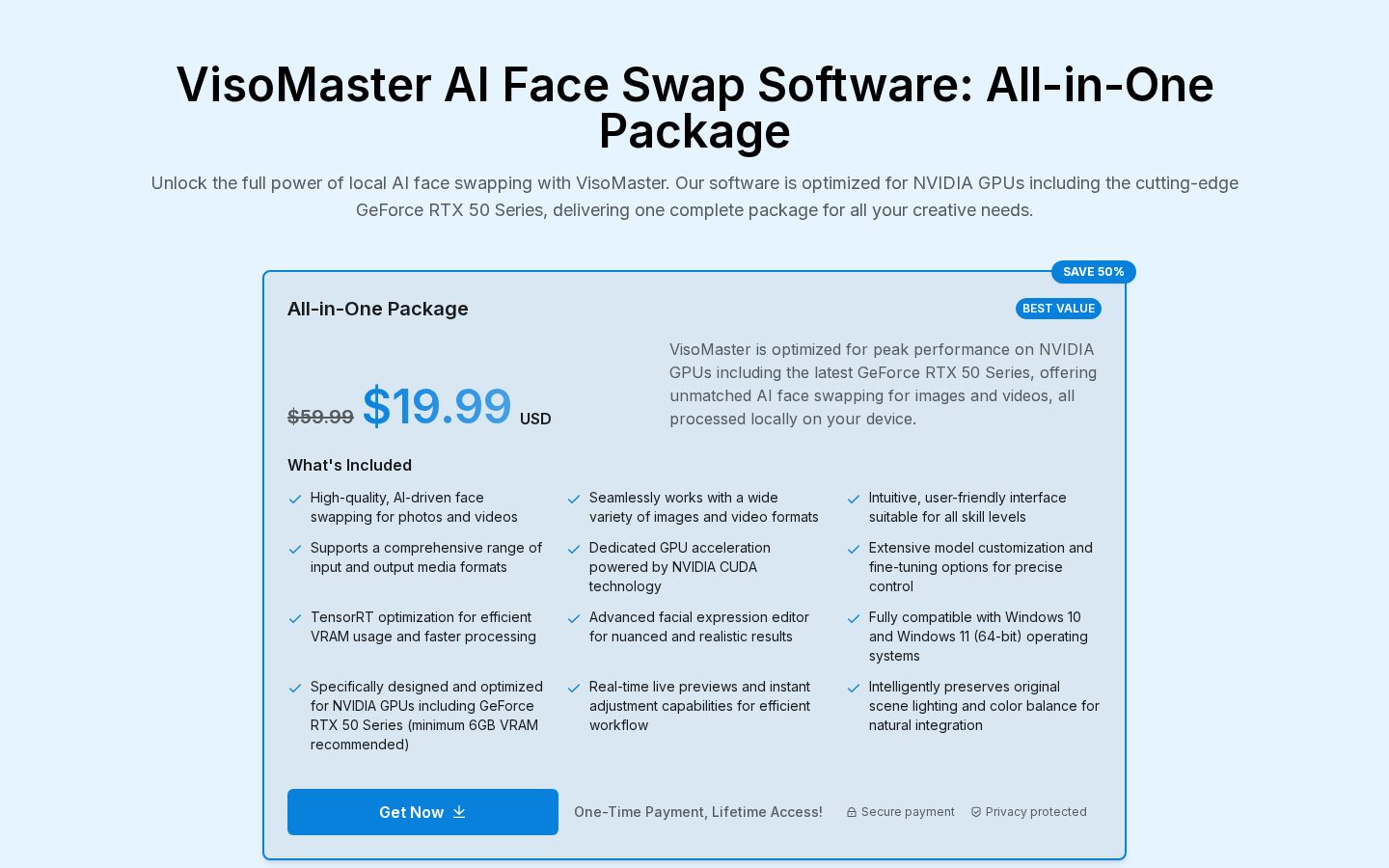 VisoMaster Pricing
