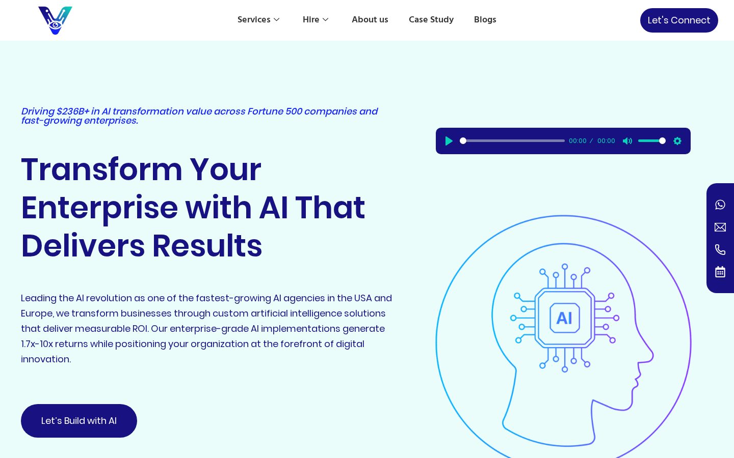 Viston AI Homepage