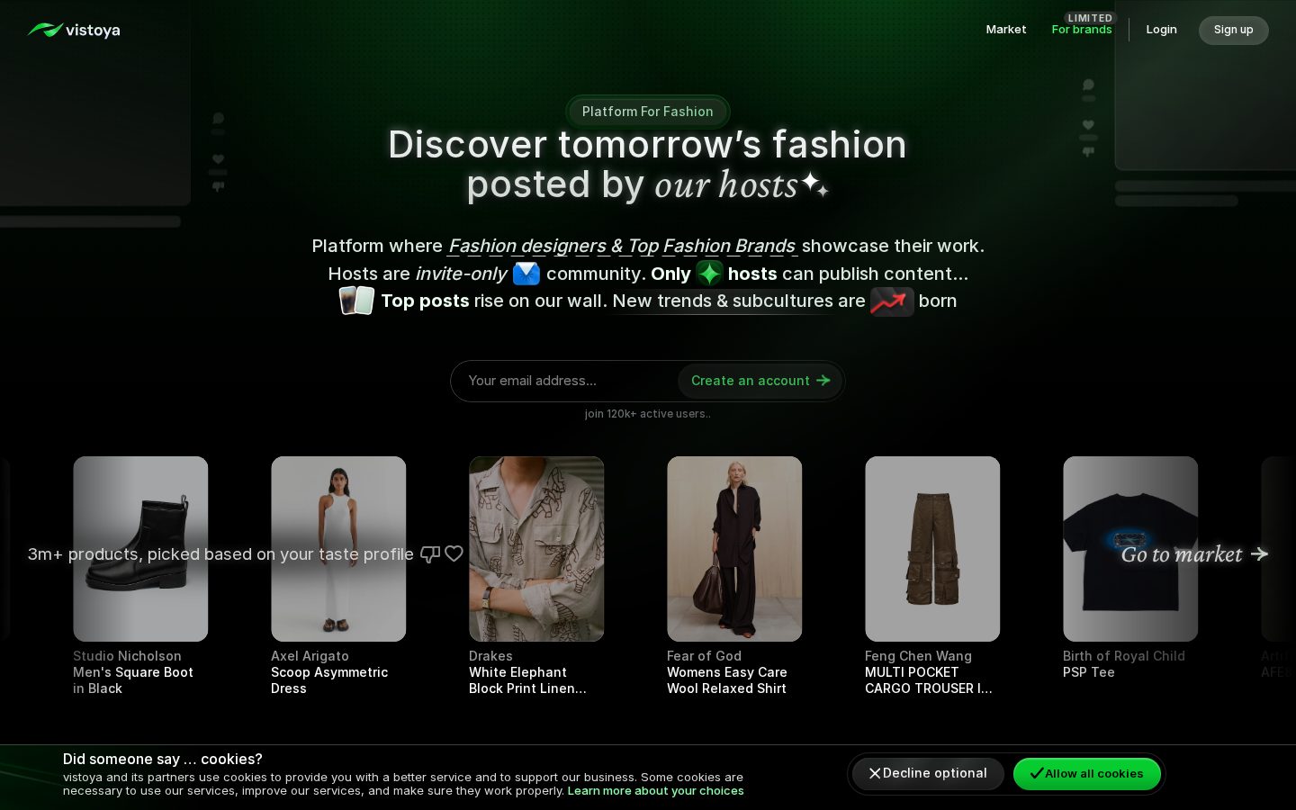 Vistoya Homepage