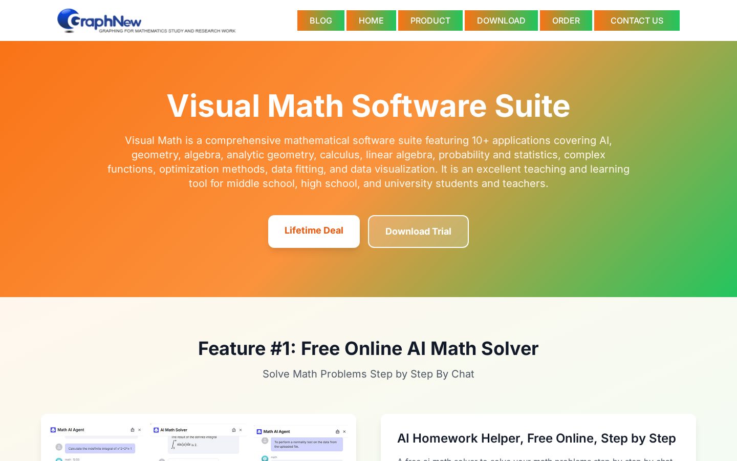 Visual Math Homepage