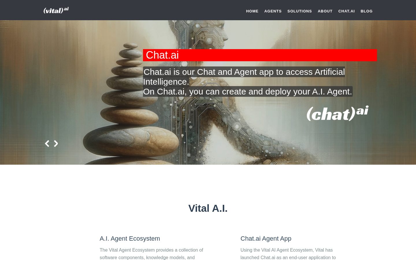 Vital Homepage