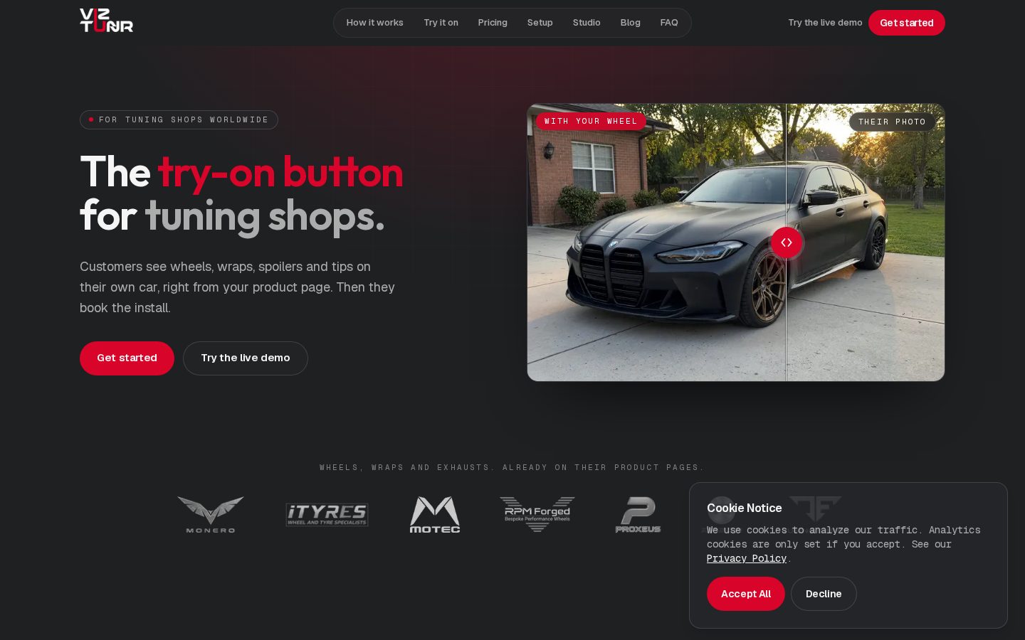 VizTunr Homepage