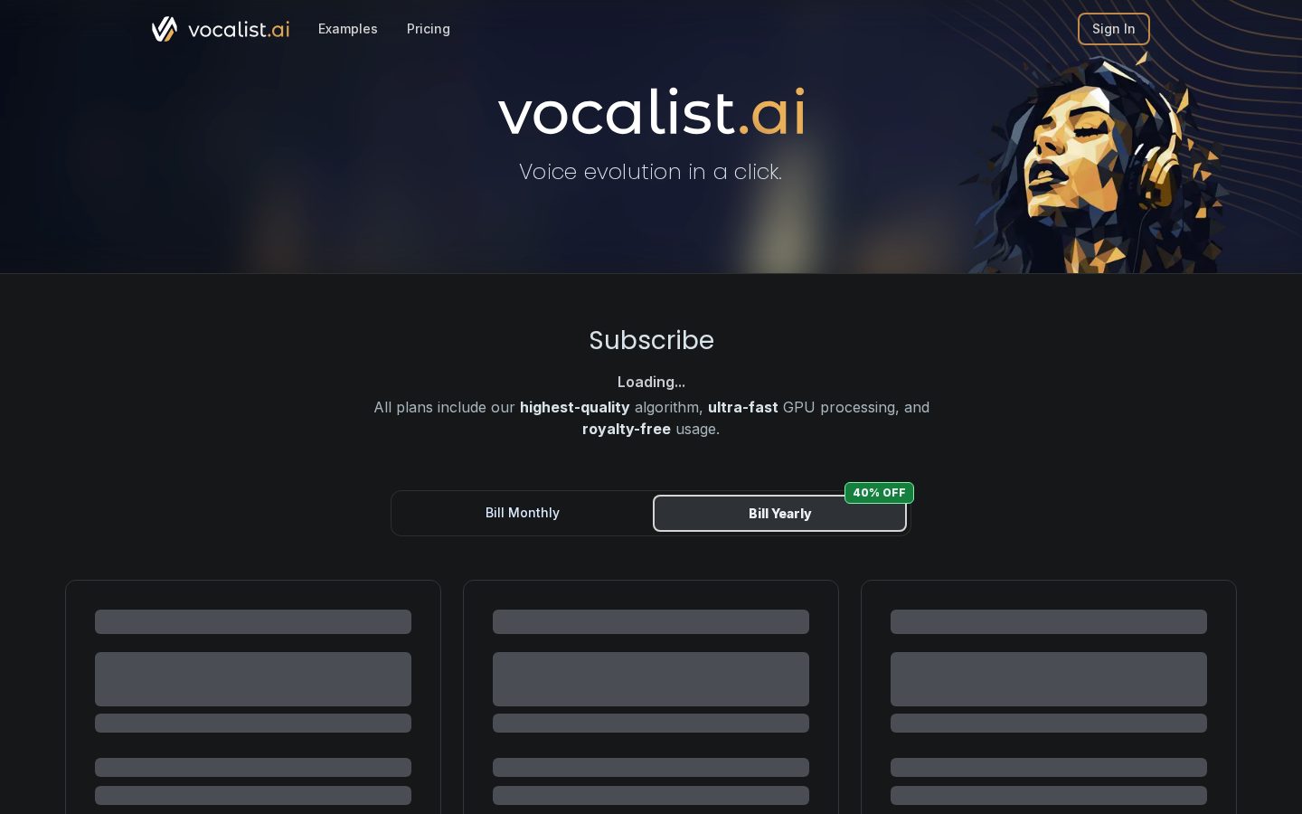 Vocalist.ai Pricing