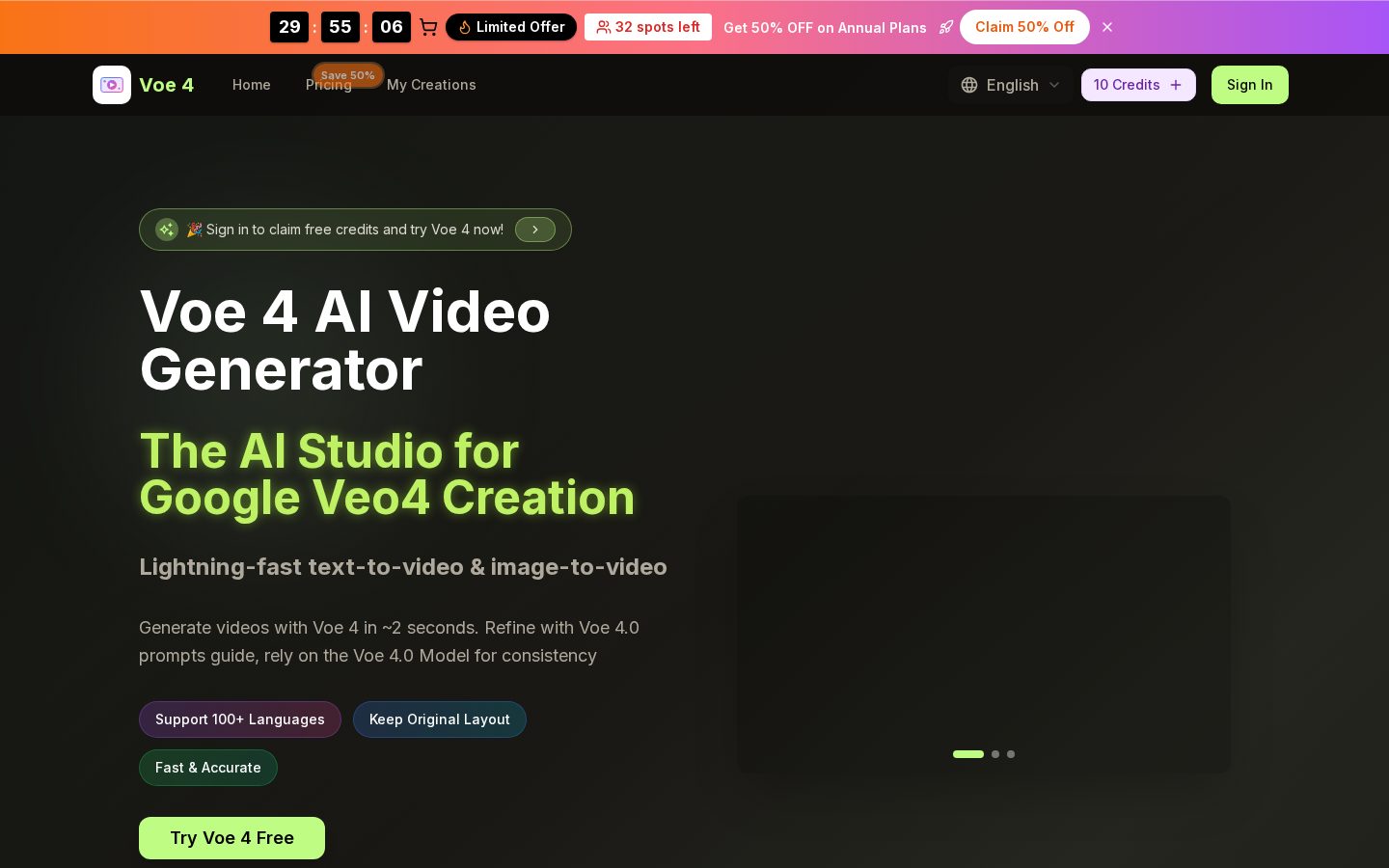 voe4 ai Homepage