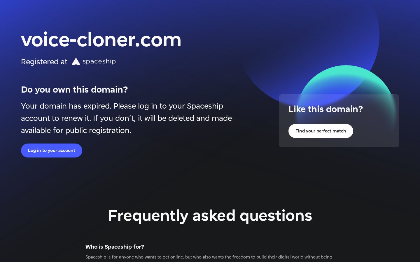 VoiceClone Homepage