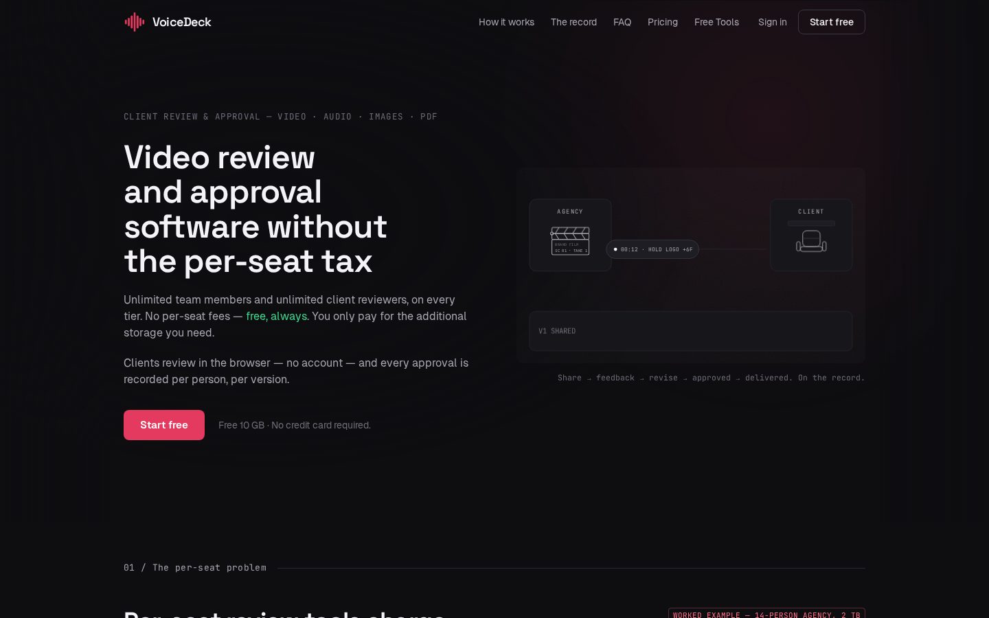 VoiceDeck Homepage