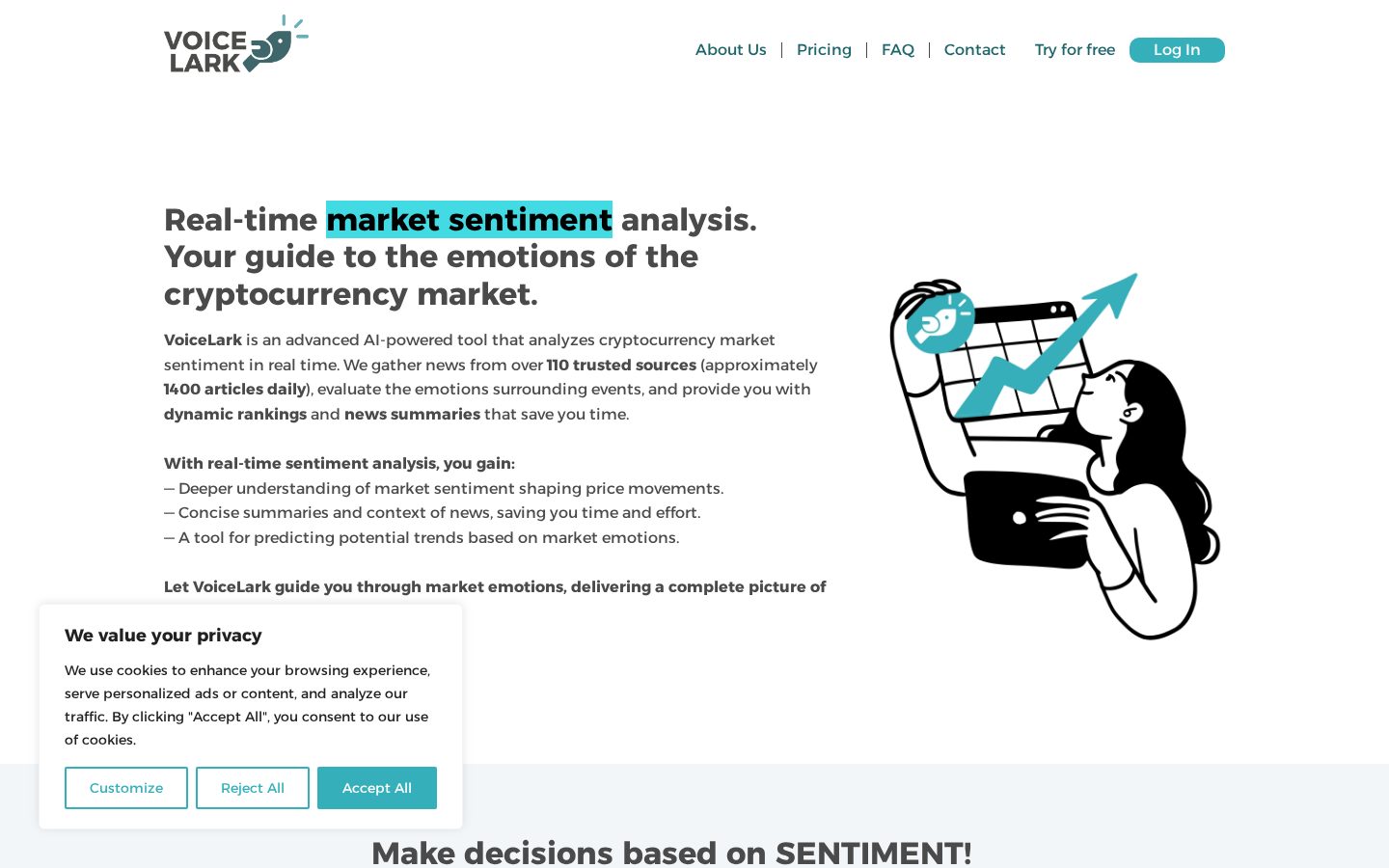 VoiceLark Homepage