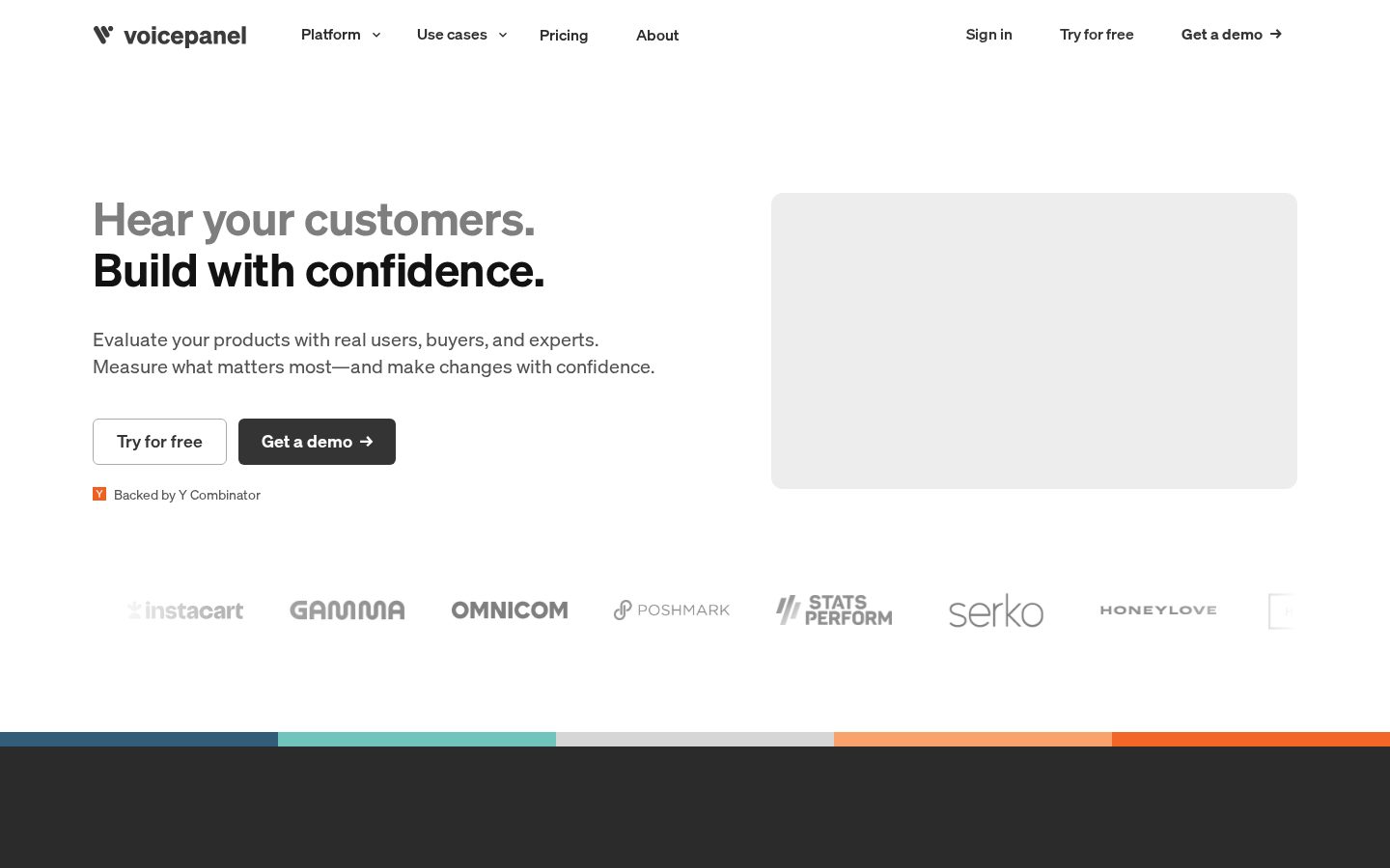 Voicepanel Homepage