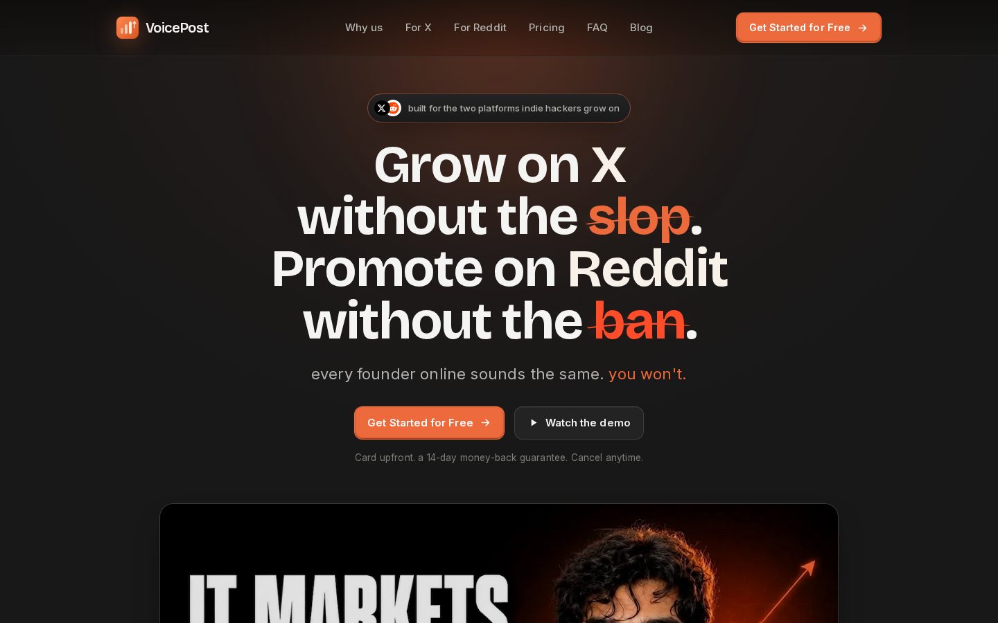 VoicePost Homepage