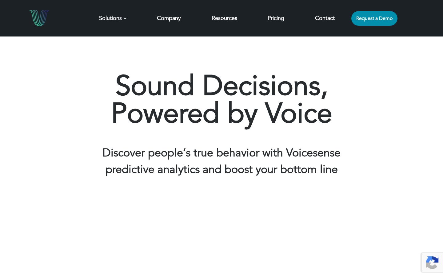 Voicesense Homepage