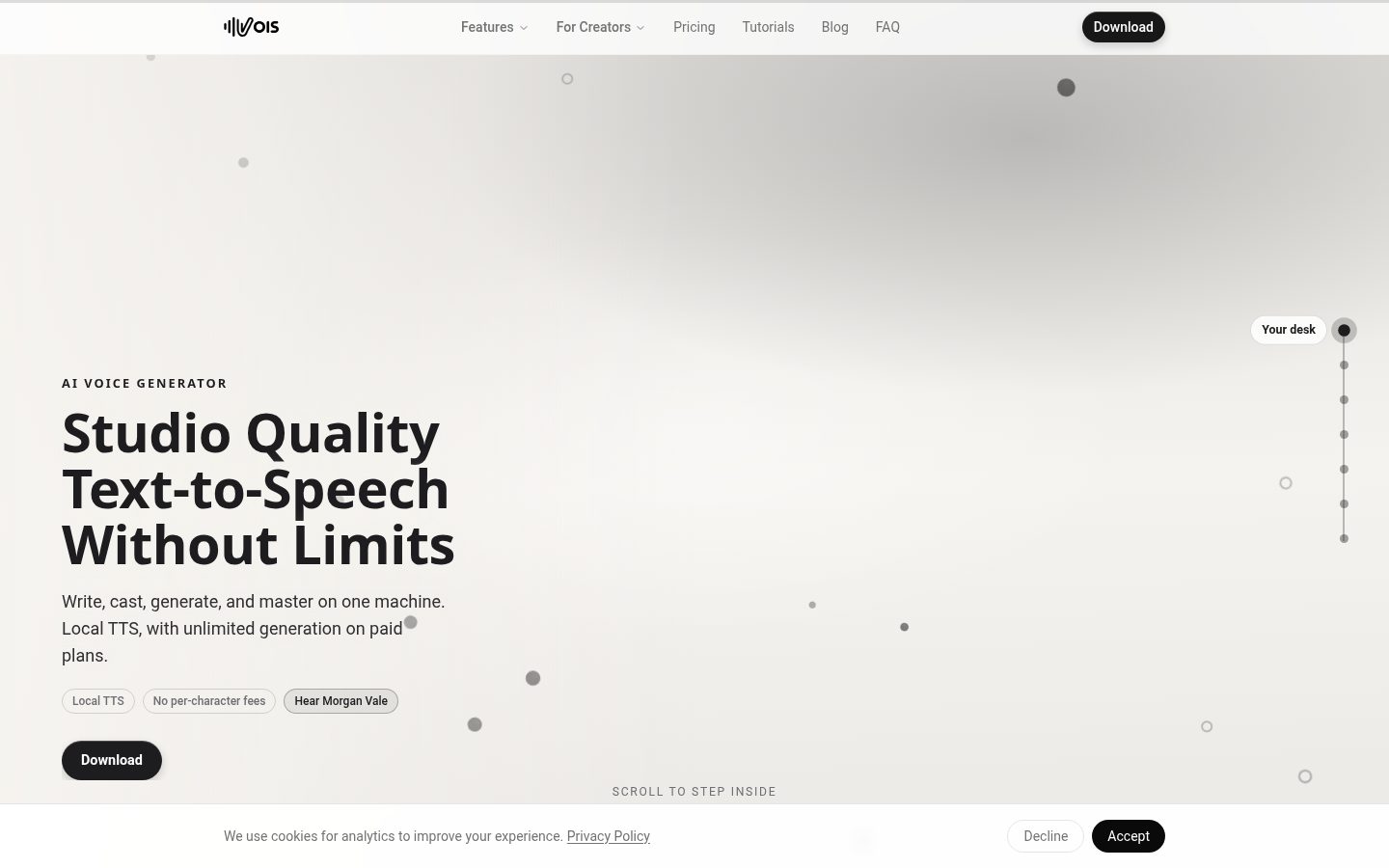 Vois Homepage