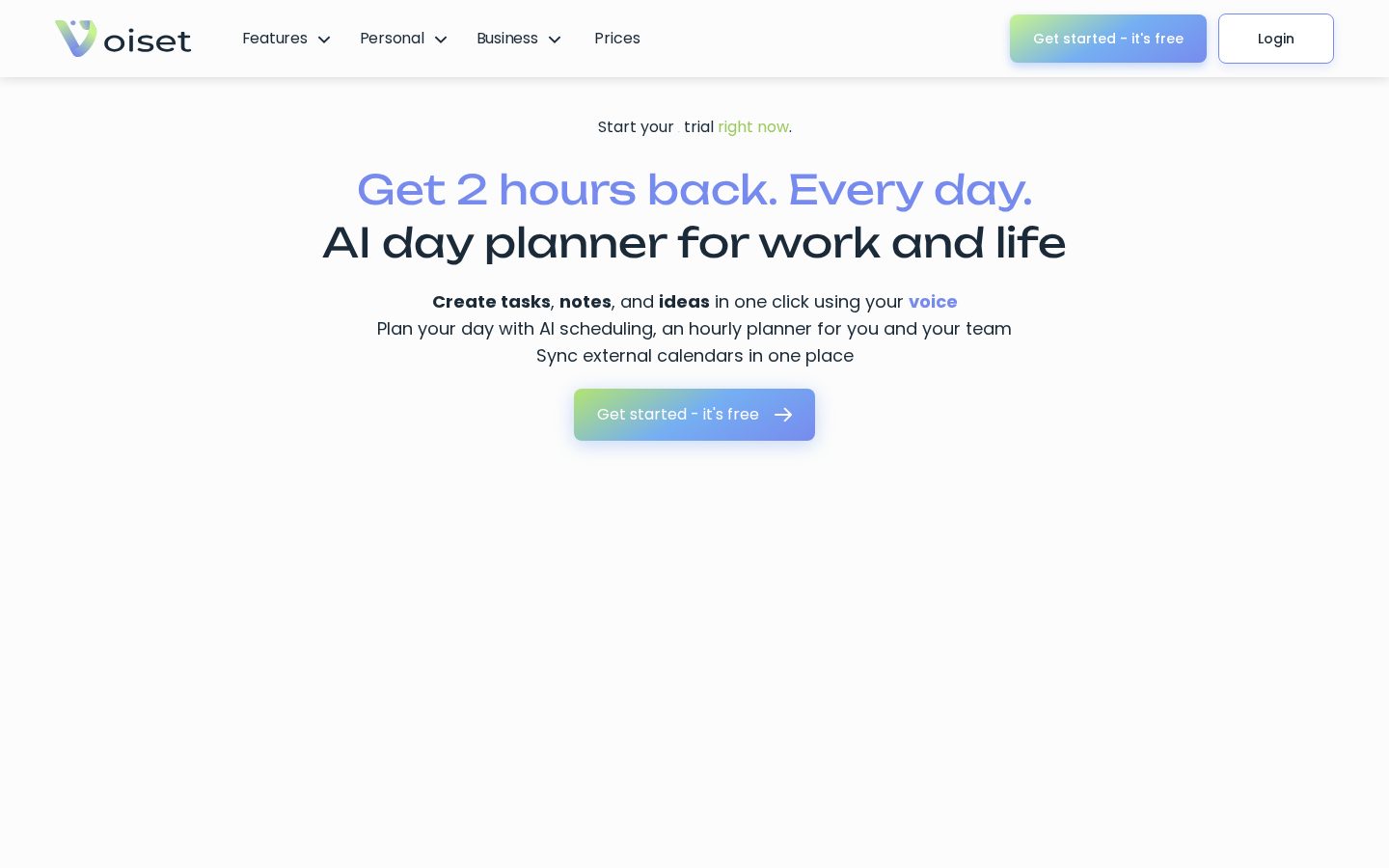 Voiset Homepage